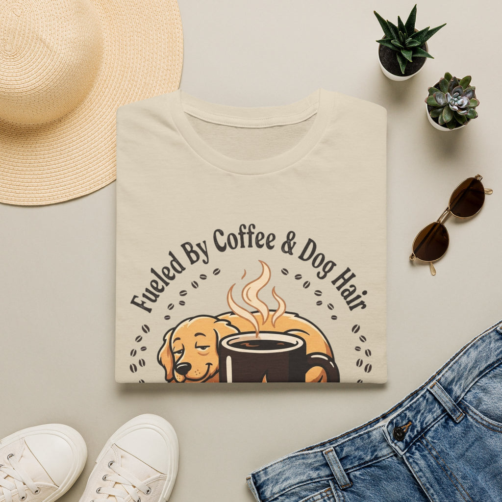 'Fueled by Coffee And Dog Hair' Graphic T-Shirt