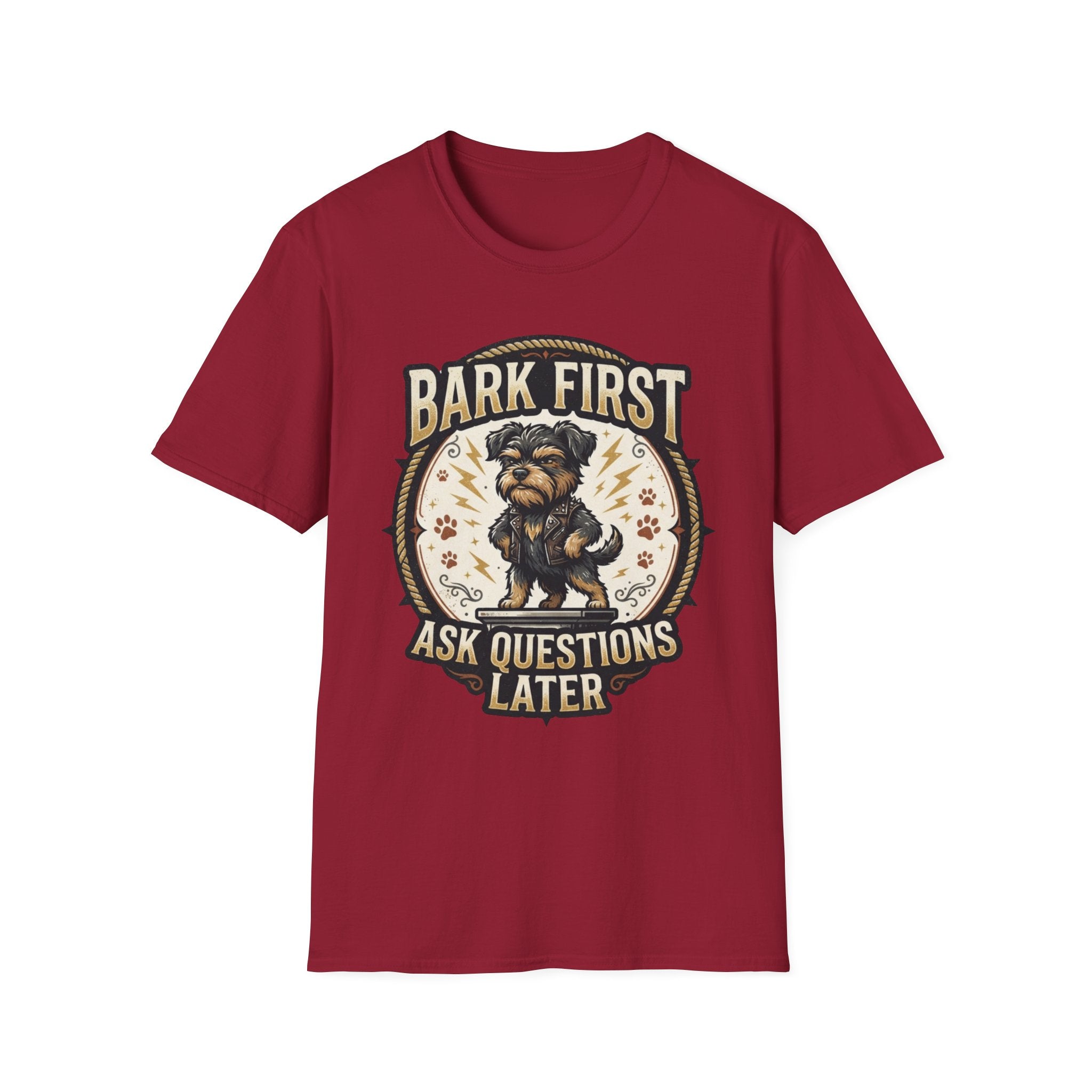 'Bark First Ask Question Later' Graphic T-Shirt