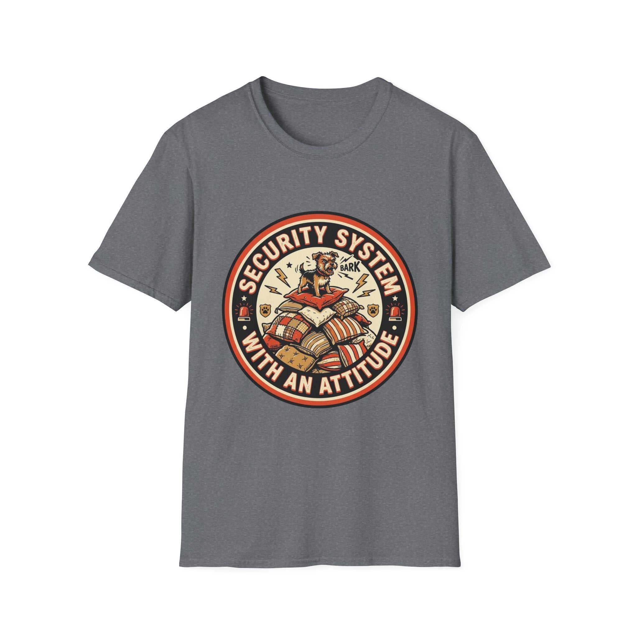 'Security System With An Attitude' Graphic T-Shirt