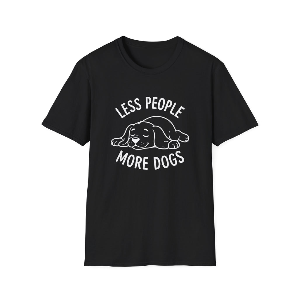 'Less People More Dogs' Graphic T-Shirt