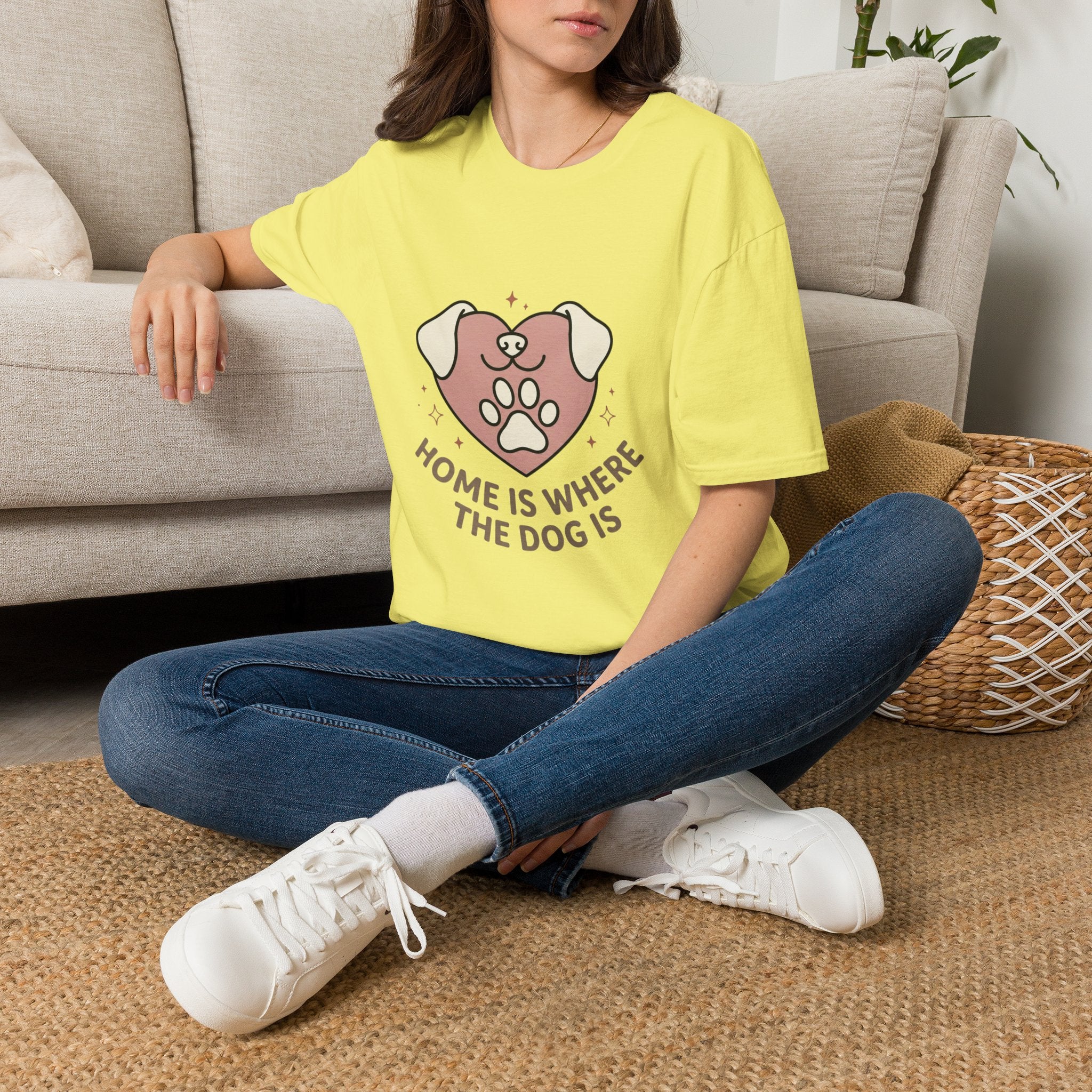 'Home Is Where The Dog Is' Graphic T-Shirt