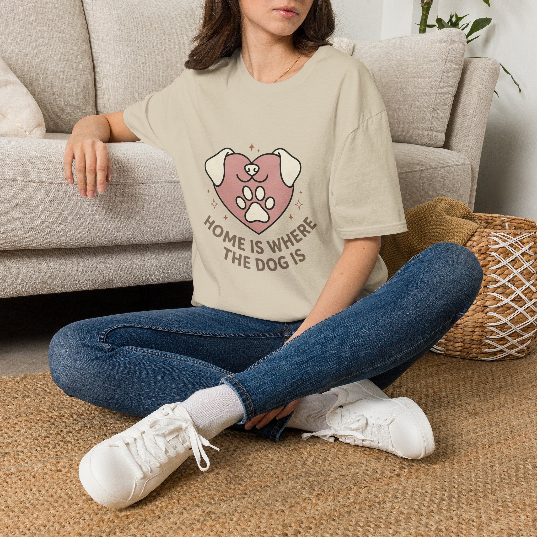 'Home Is Where The Dog Is' Graphic T-Shirt