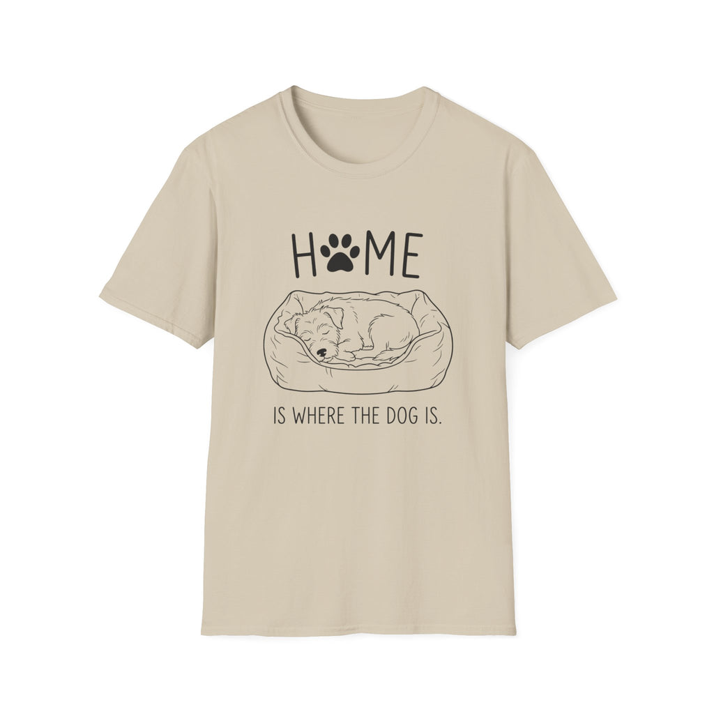 'Home Is Where The Dog Is' Graphic T-Shirt