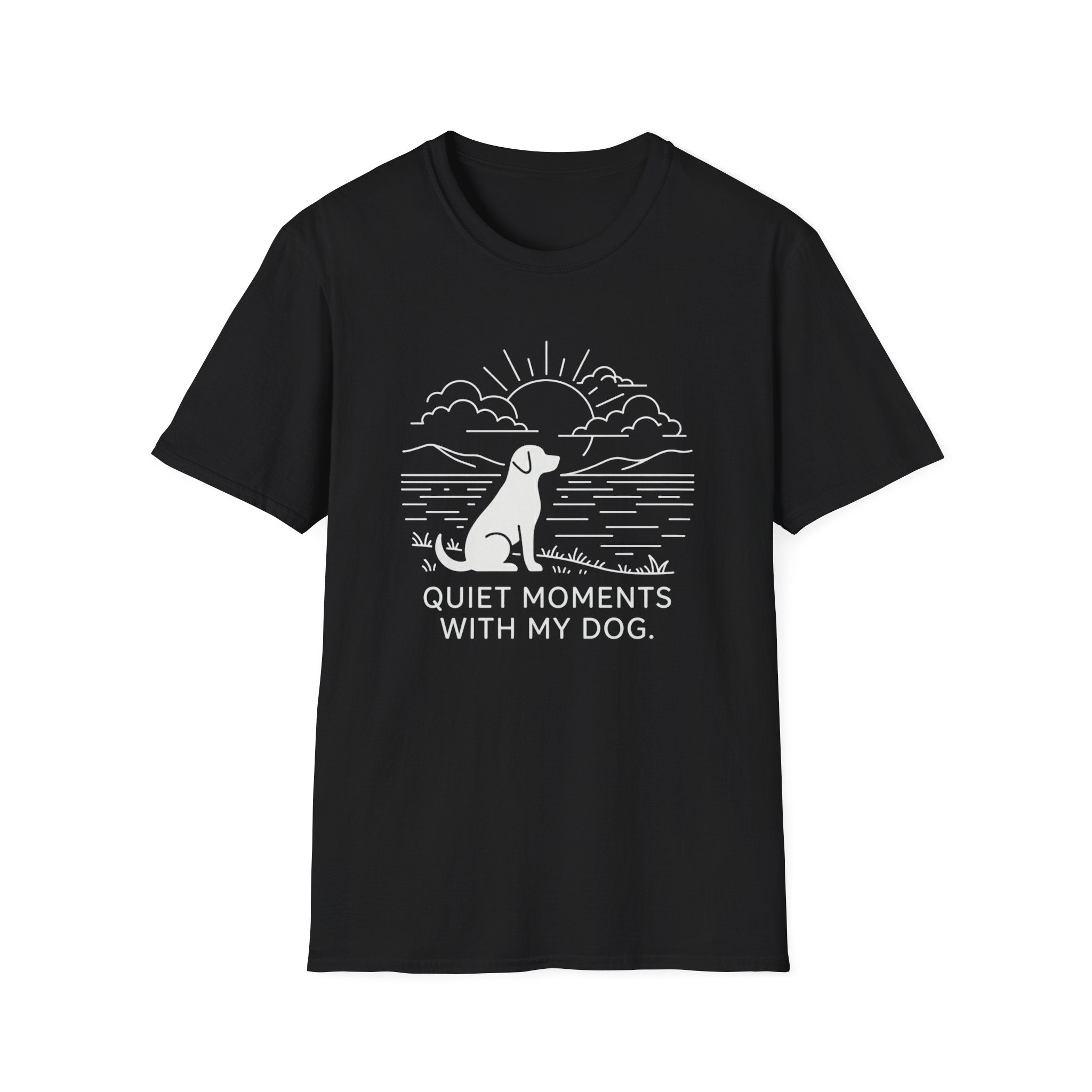 'Quiet Moments With My Dog' Graphic T-Shirt