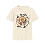 'Life Is Better With Dogs' Graphic T-Shirt