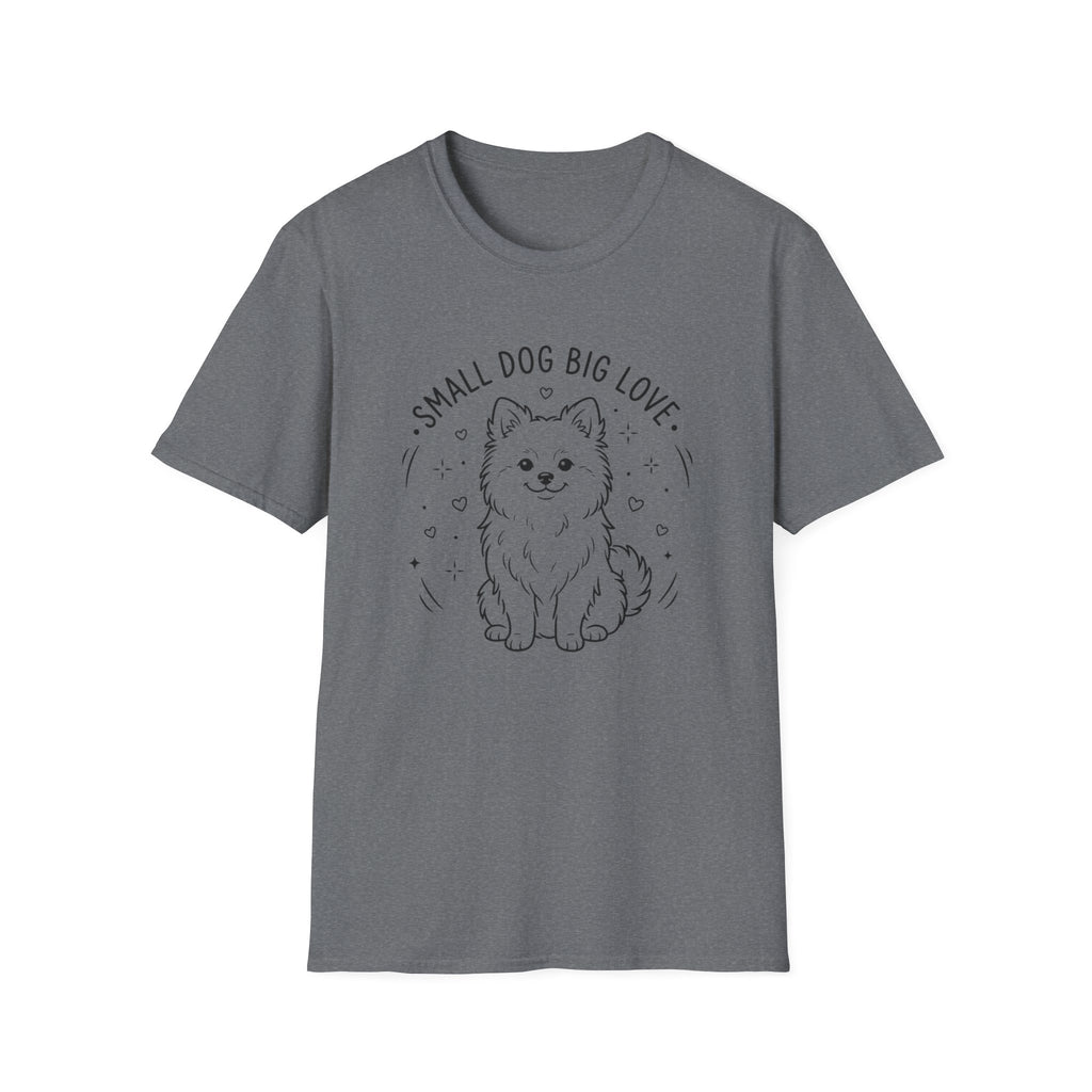 'Small Dog Big Love' Graphic T-Shirt