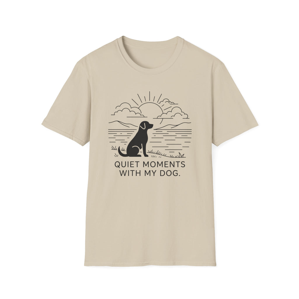 'Quiet Moments With My Dog' Graphic T-Shirt