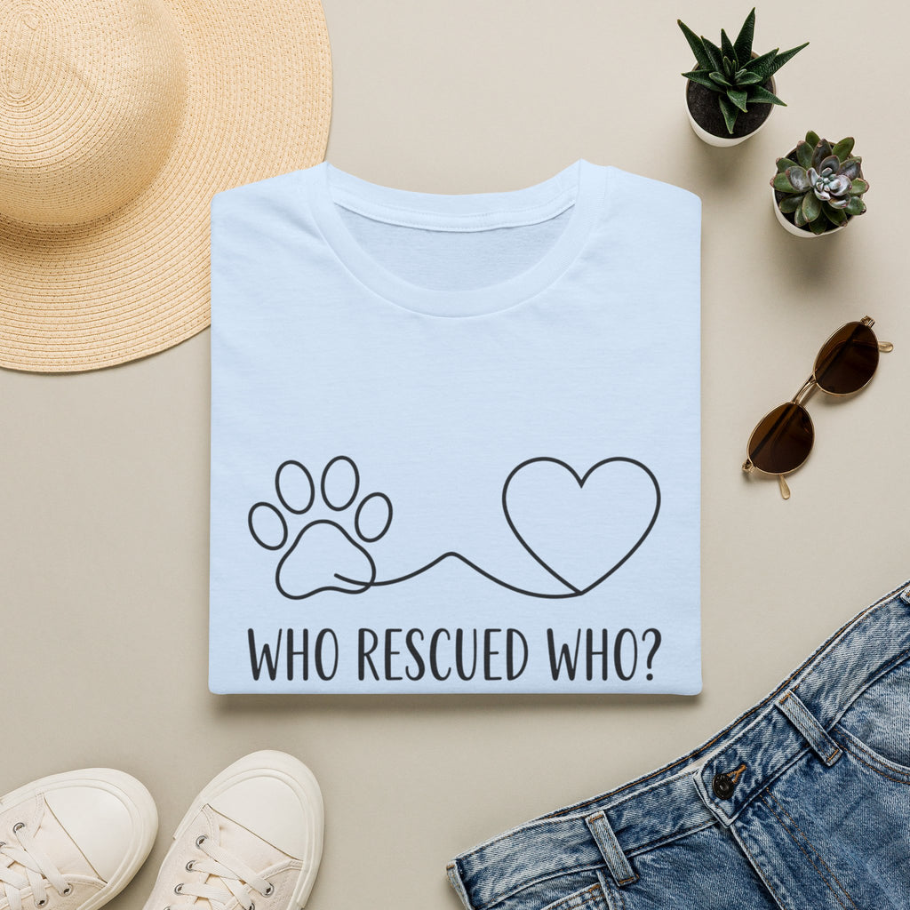 'Who Rescued Who?' Graphic T-Shirt