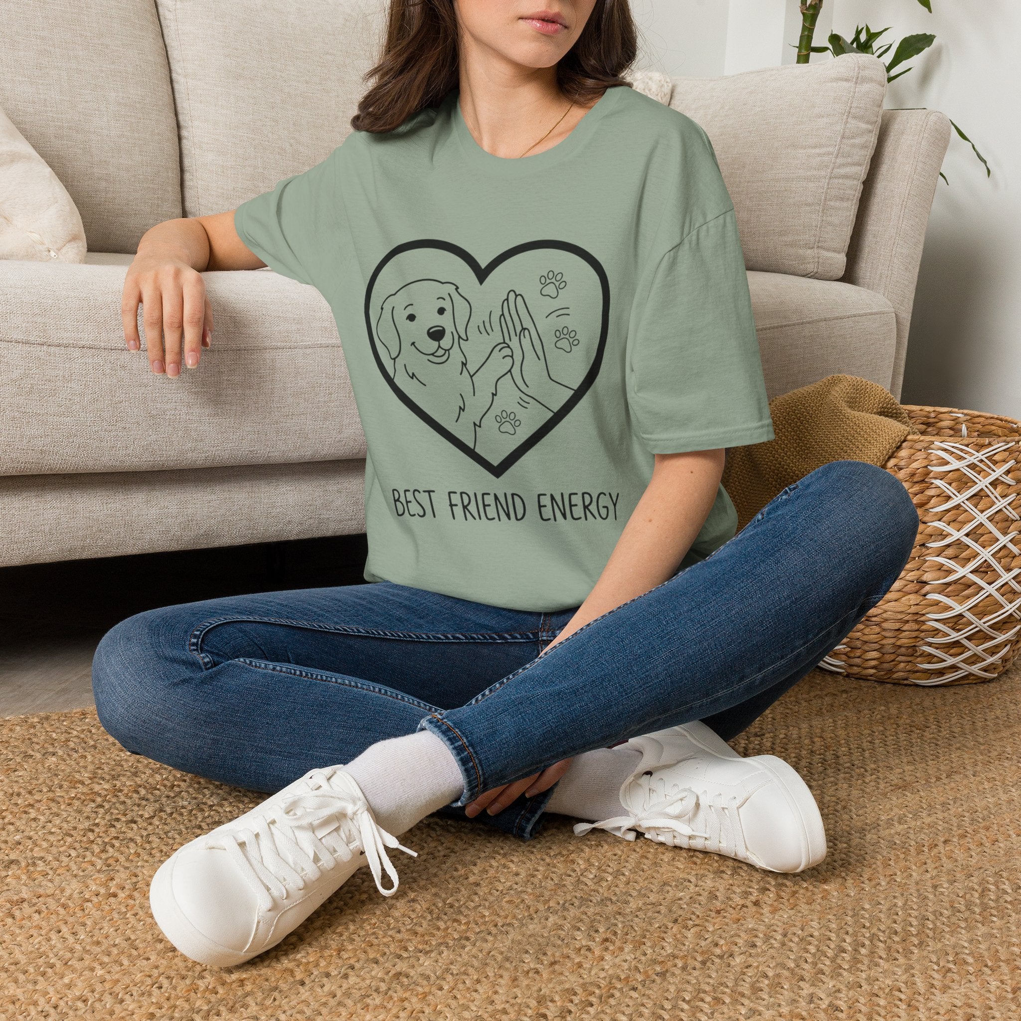 'Best Friend Energy' Graphic T-Shirt