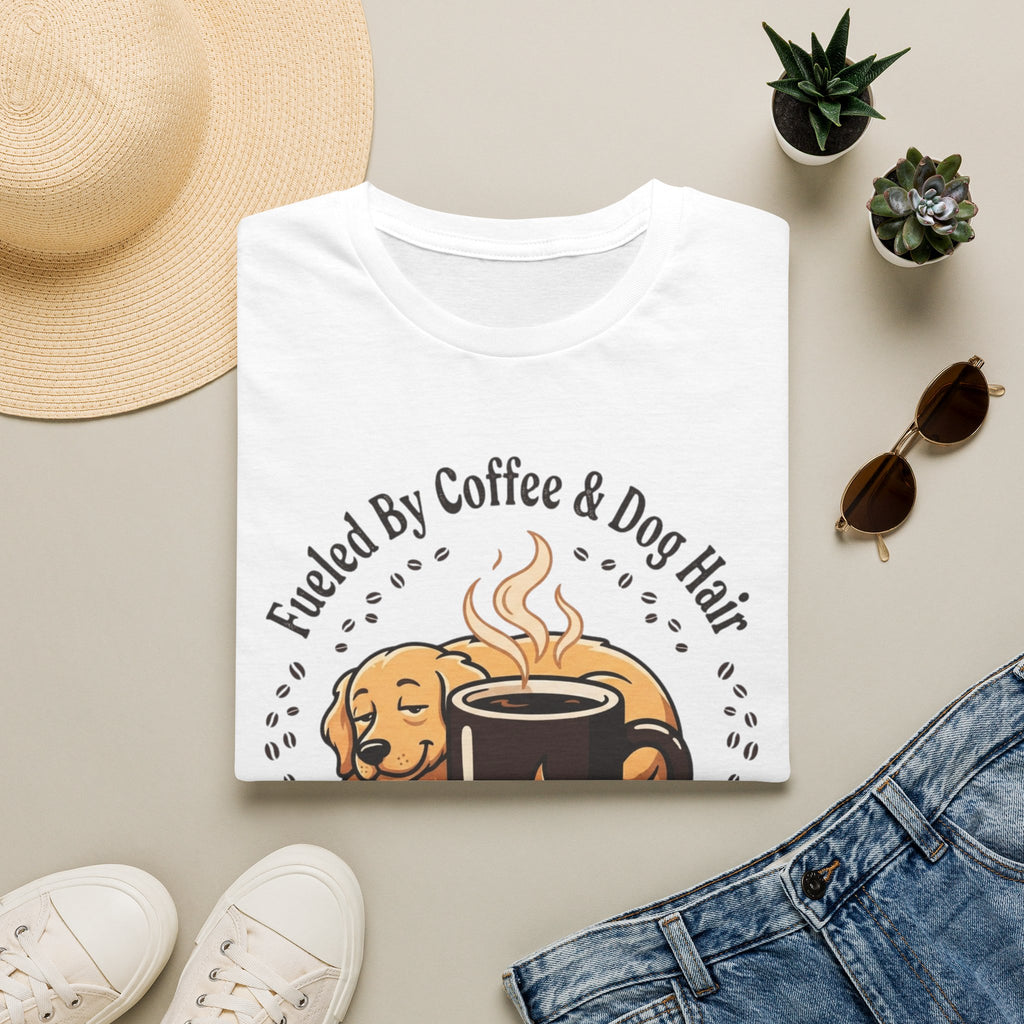 'Fueled by Coffee And Dog Hair' Graphic T-Shirt
