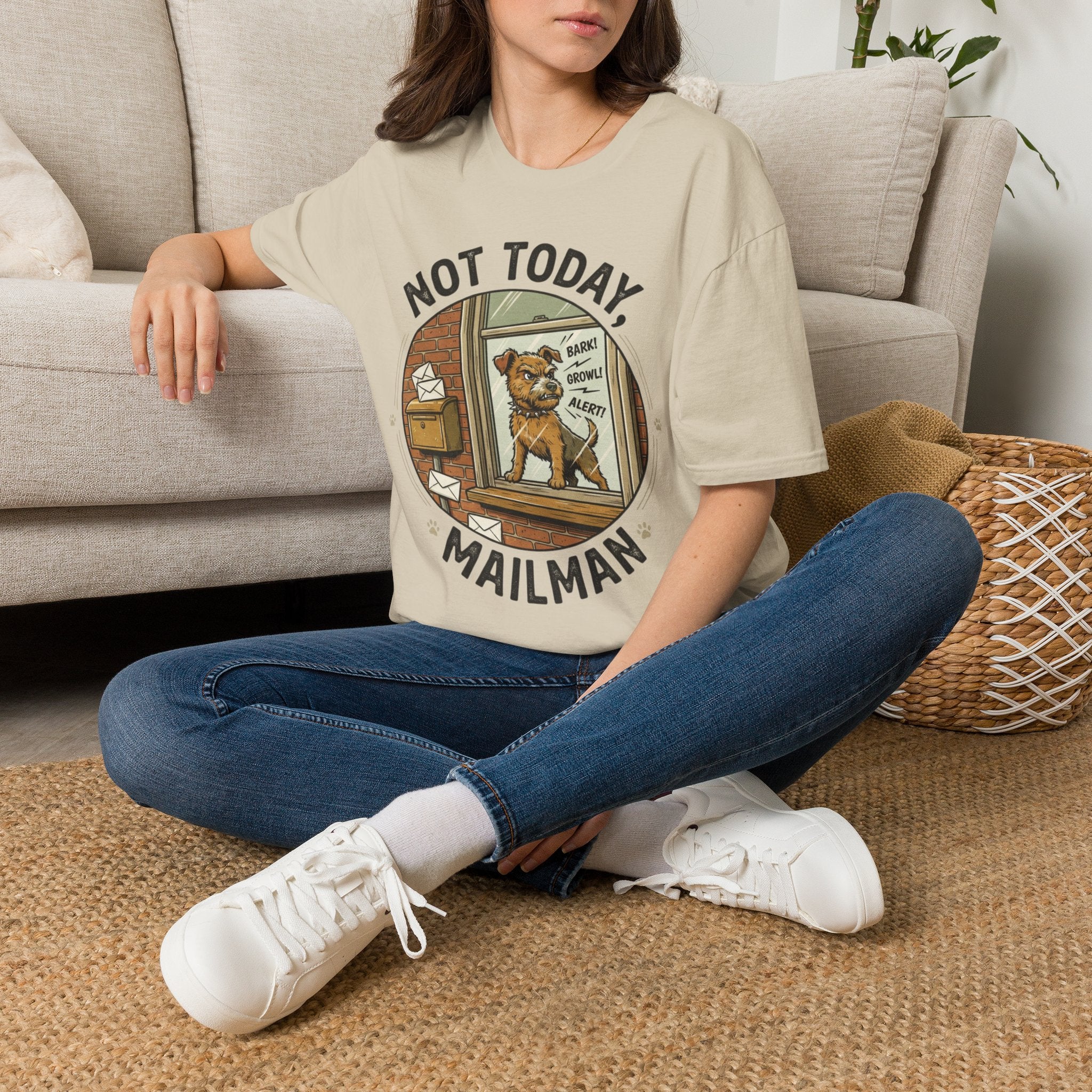 'Not Today Mailman' Graphic T-Shirt
