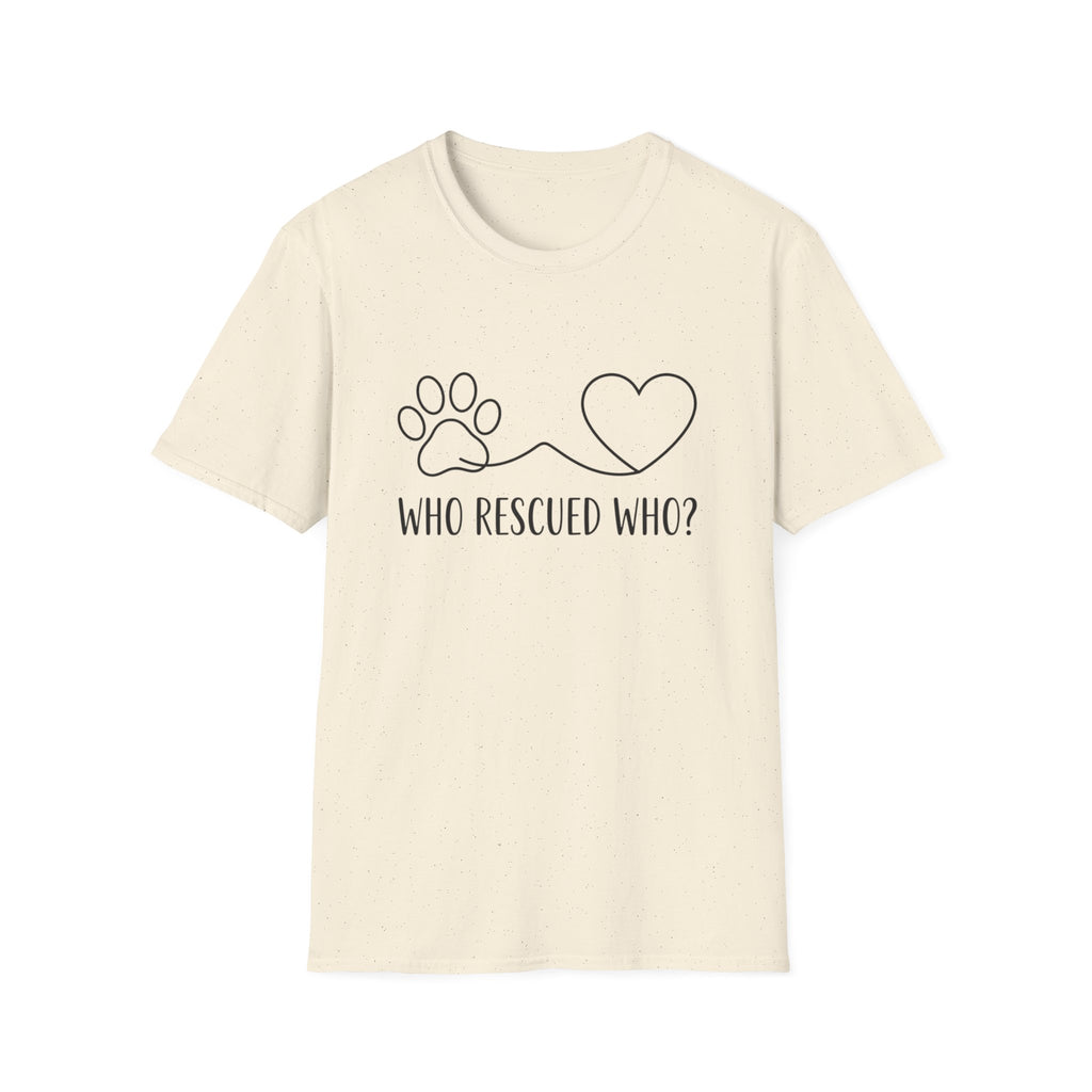'Who Rescued Who?' Graphic T-Shirt