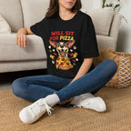 'Will Sit For Pizza' Graphic T-Shirt