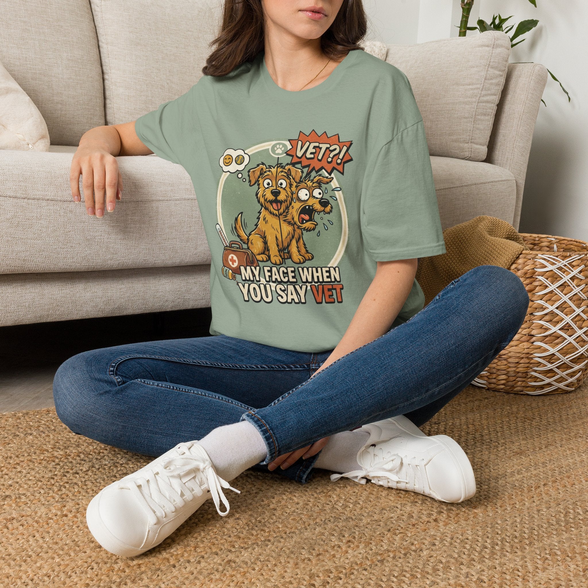 'My Face When You Say Vet' Graphic T-Shirt