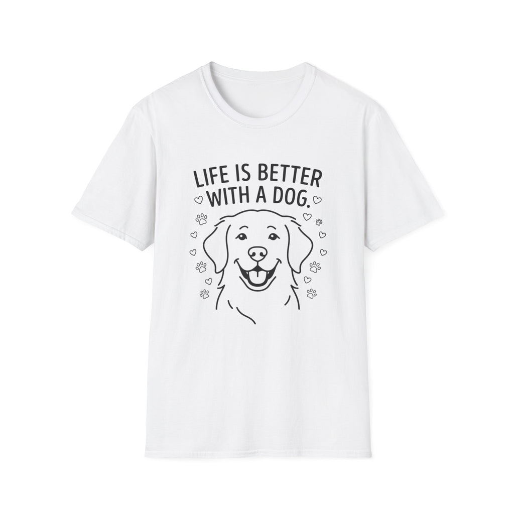 'Life Is Better With A Dog' Graphic T-Shirt