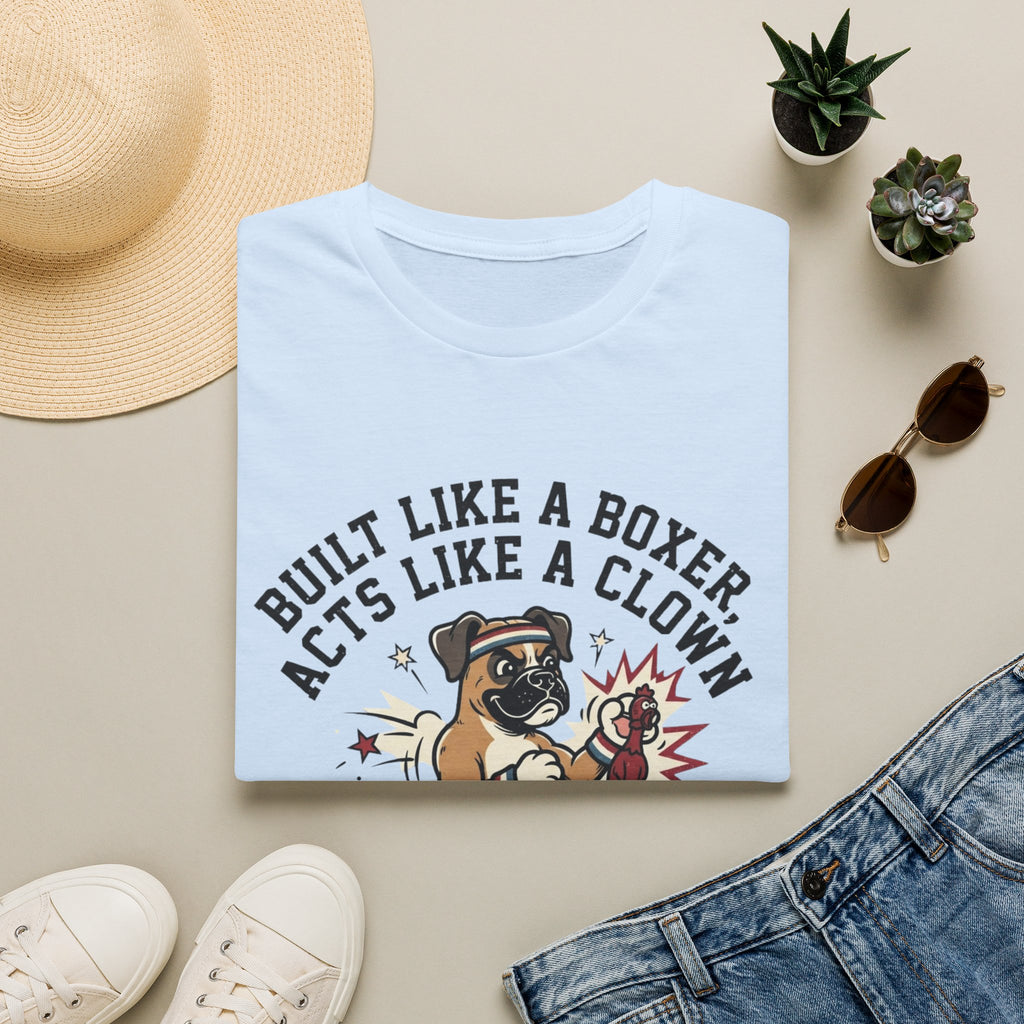'Built Like A Boxer Acts Like A Clown' Graphic T-Shirt