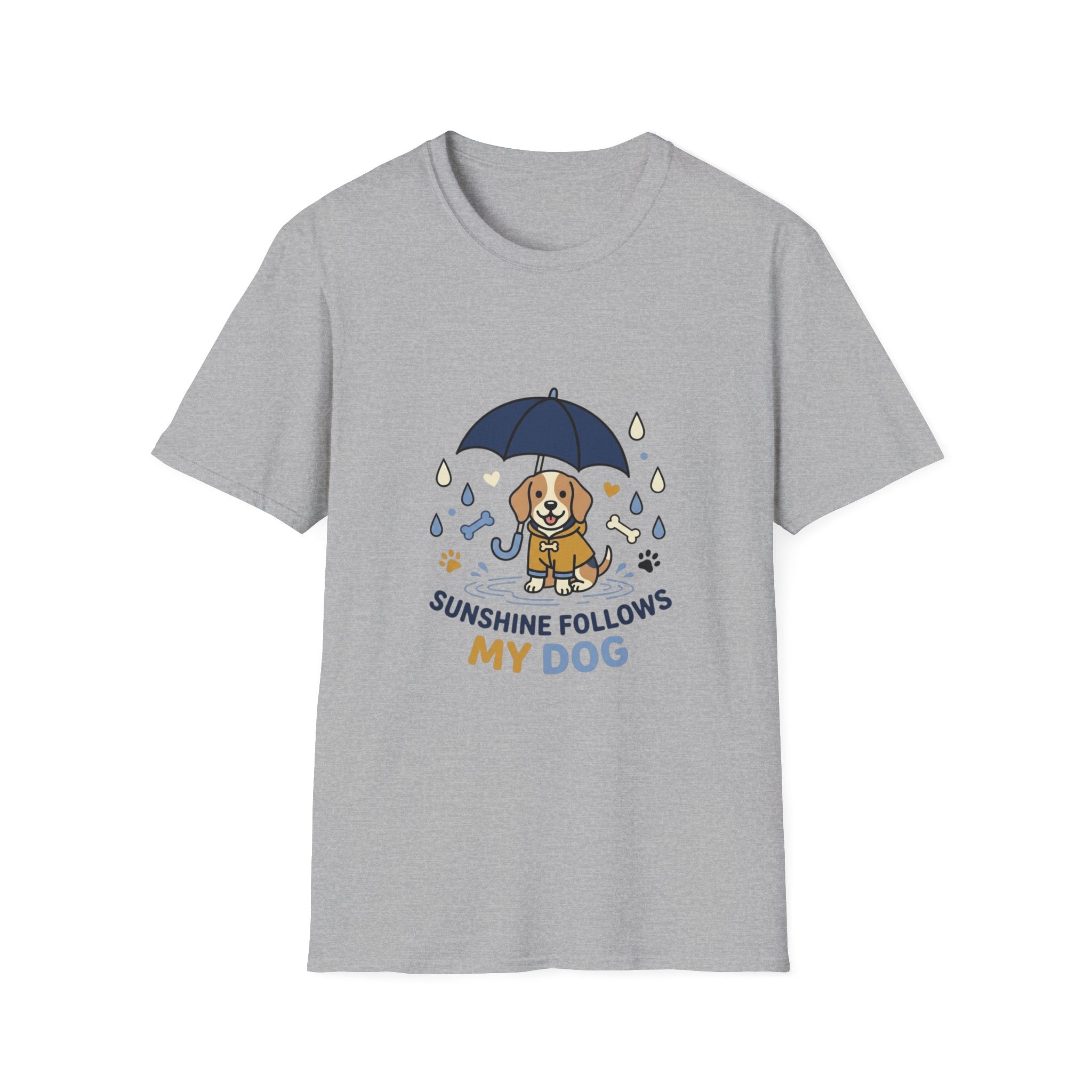 'Sunshine Follow My Dog' Graphic T-Shirt