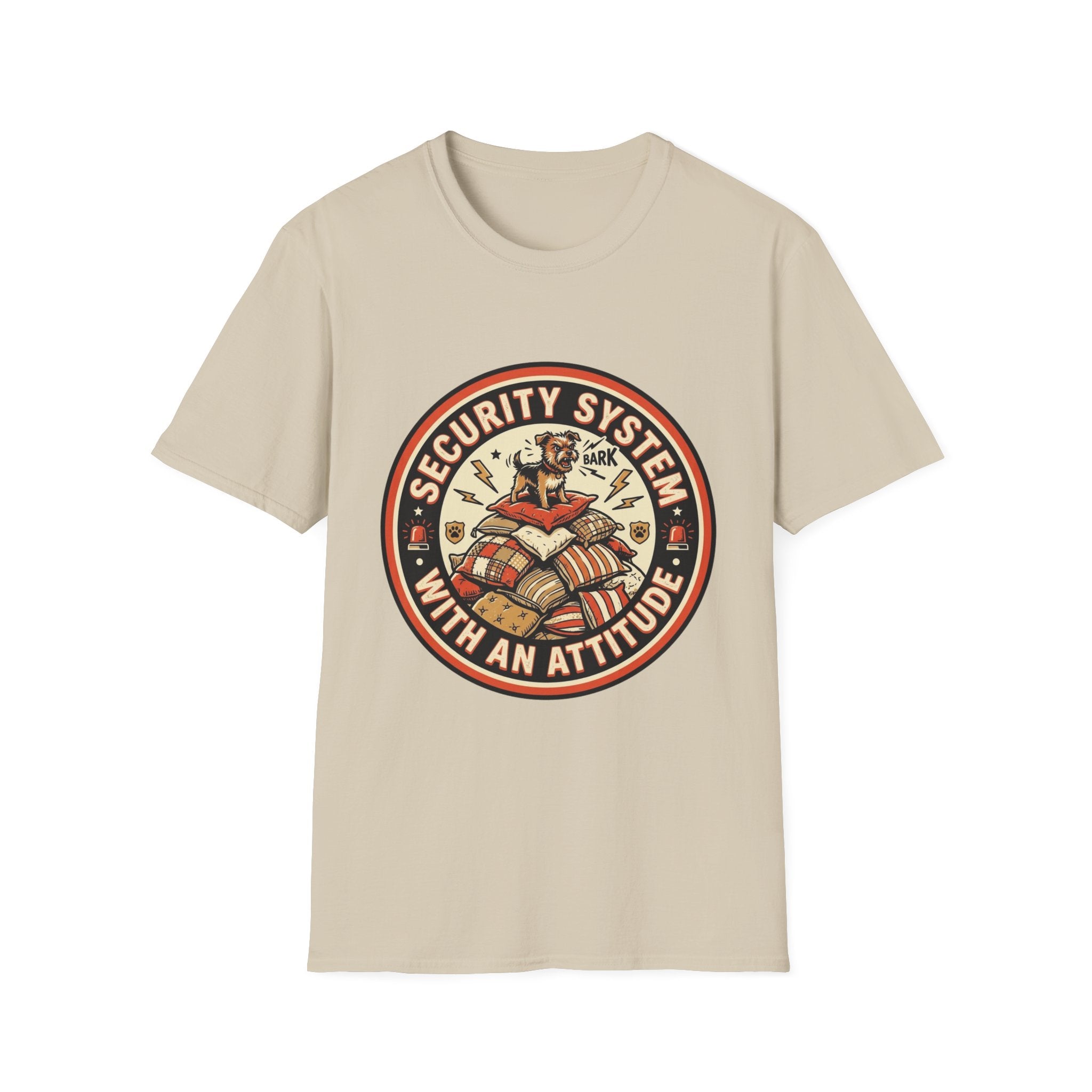 'Security System With An Attitude' Graphic T-Shirt