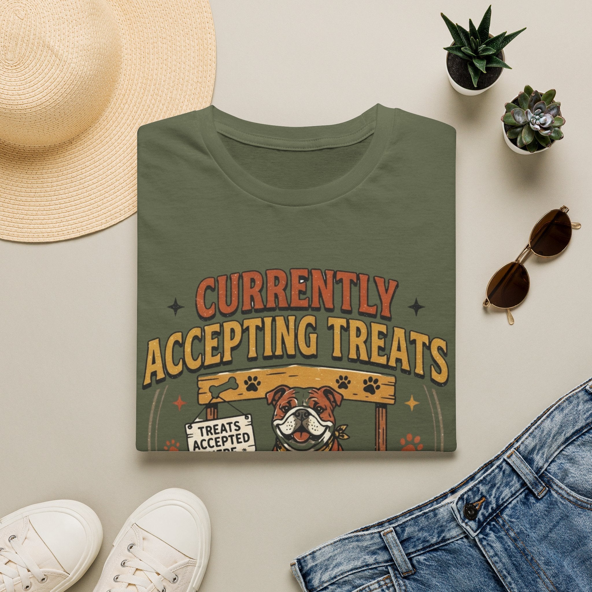 'Currently Accepting Treats' Graphic T-shirts