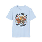 'Life Is Better With Dogs' Graphic T-Shirt