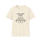 'Live Love Bark' Graphic T-Shirt