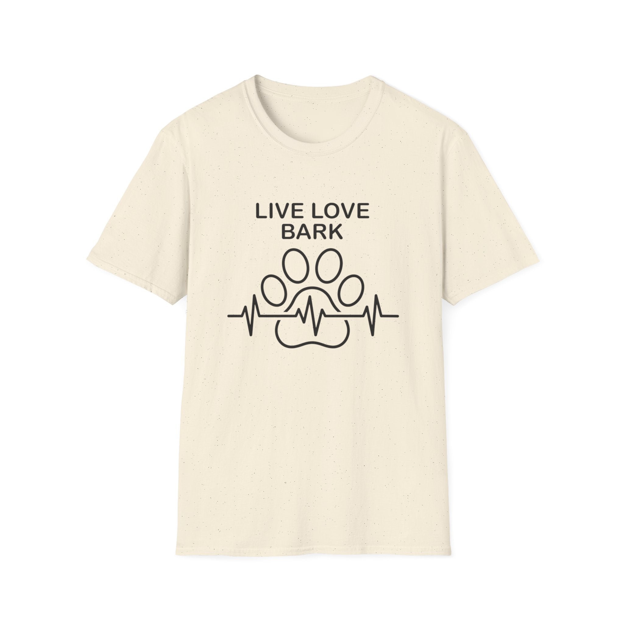 'Live Love Bark' Graphic T-Shirt