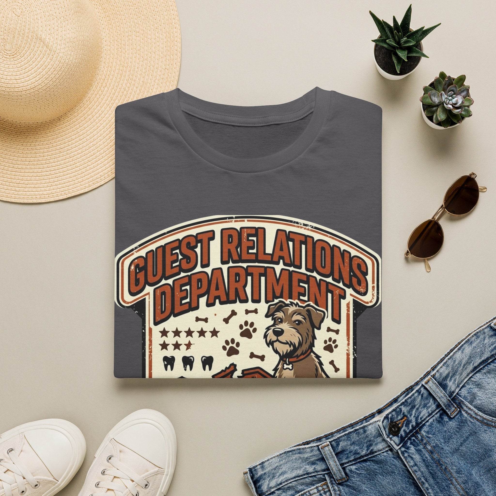 'Guest Relations Department' Graphic T-Shirt