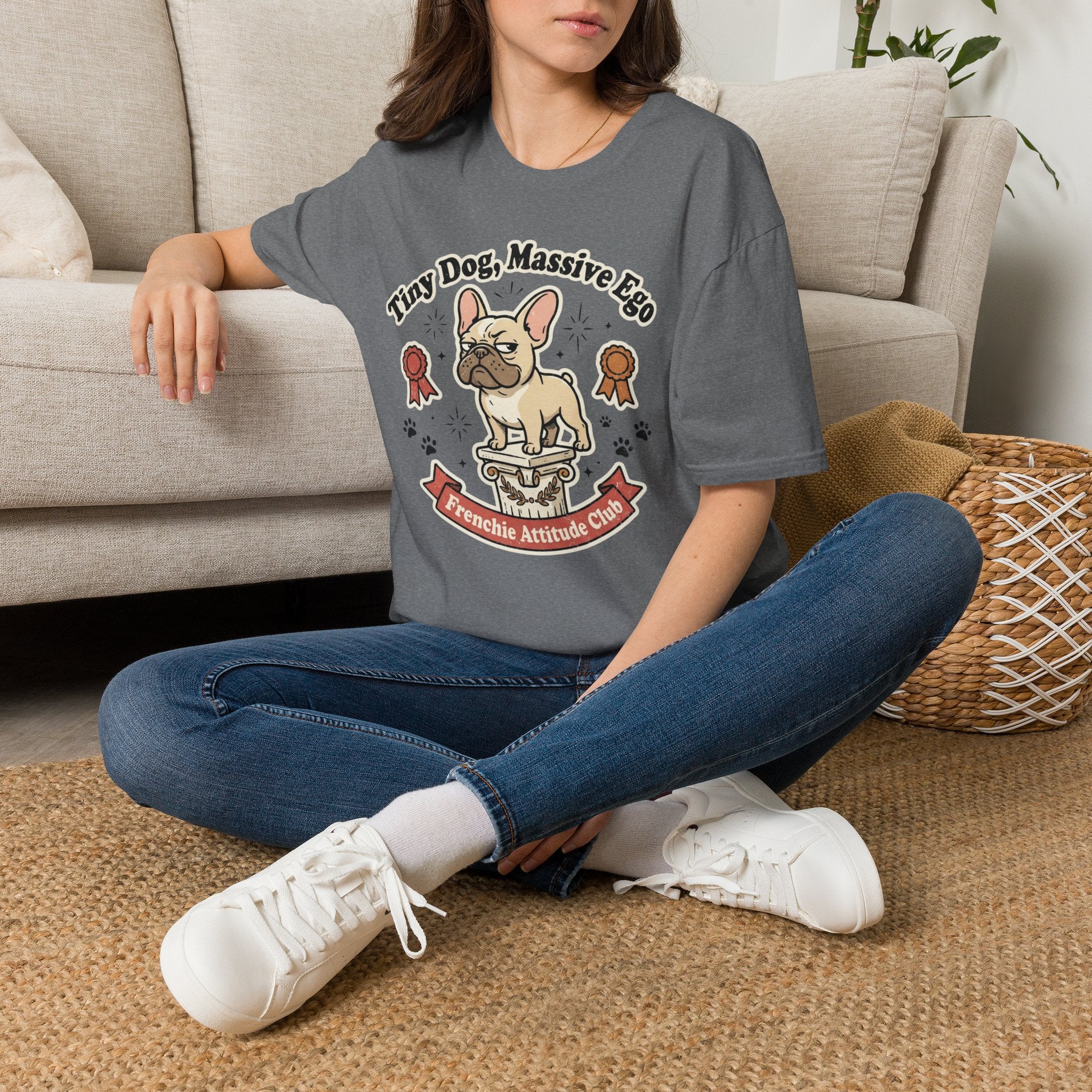 'Tiny Dog Massive Ego' Graphic T-Shirt