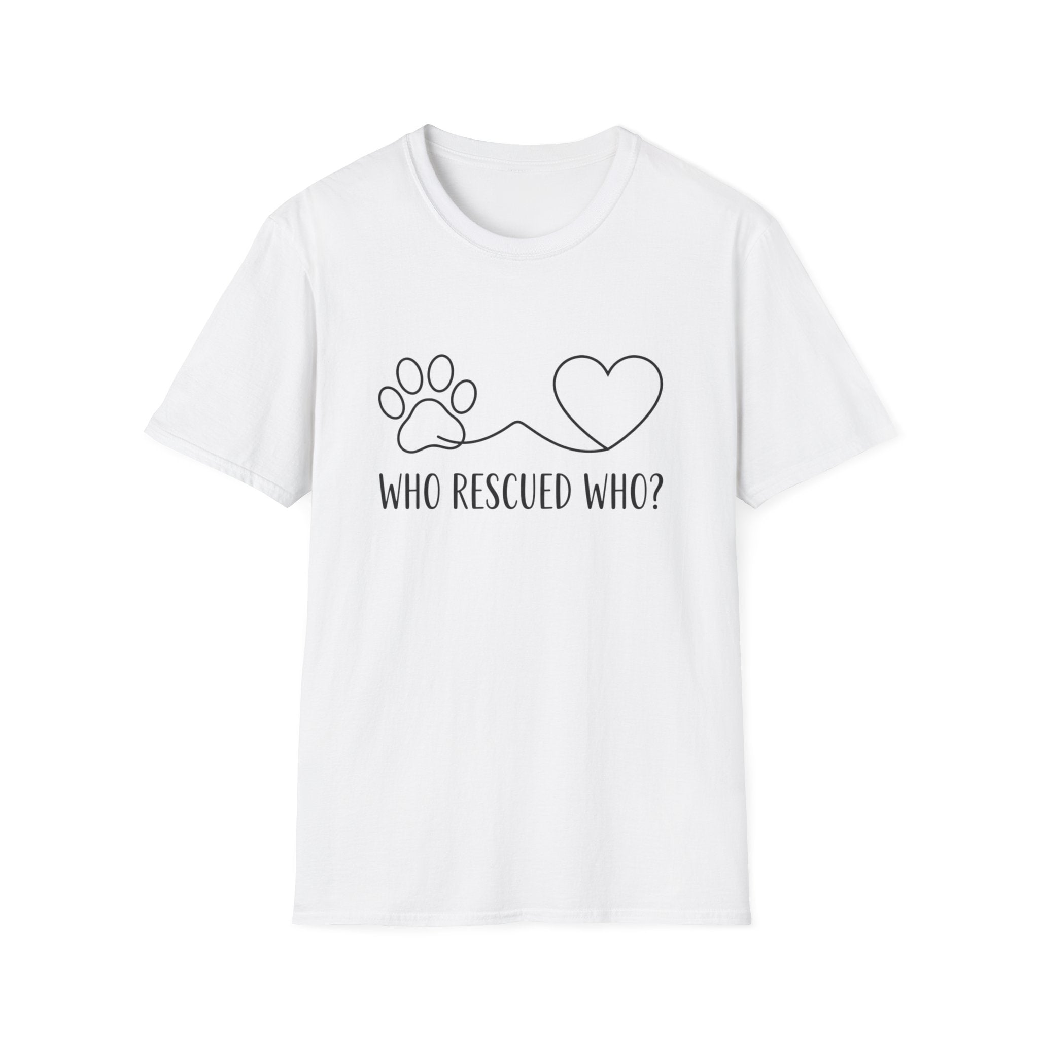 'Who Rescued Who?' Graphic T-Shirt