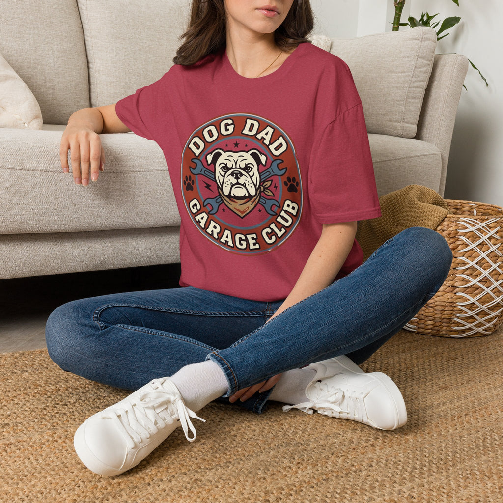 'Dog Dad Garage Club' Graphic T-shirts