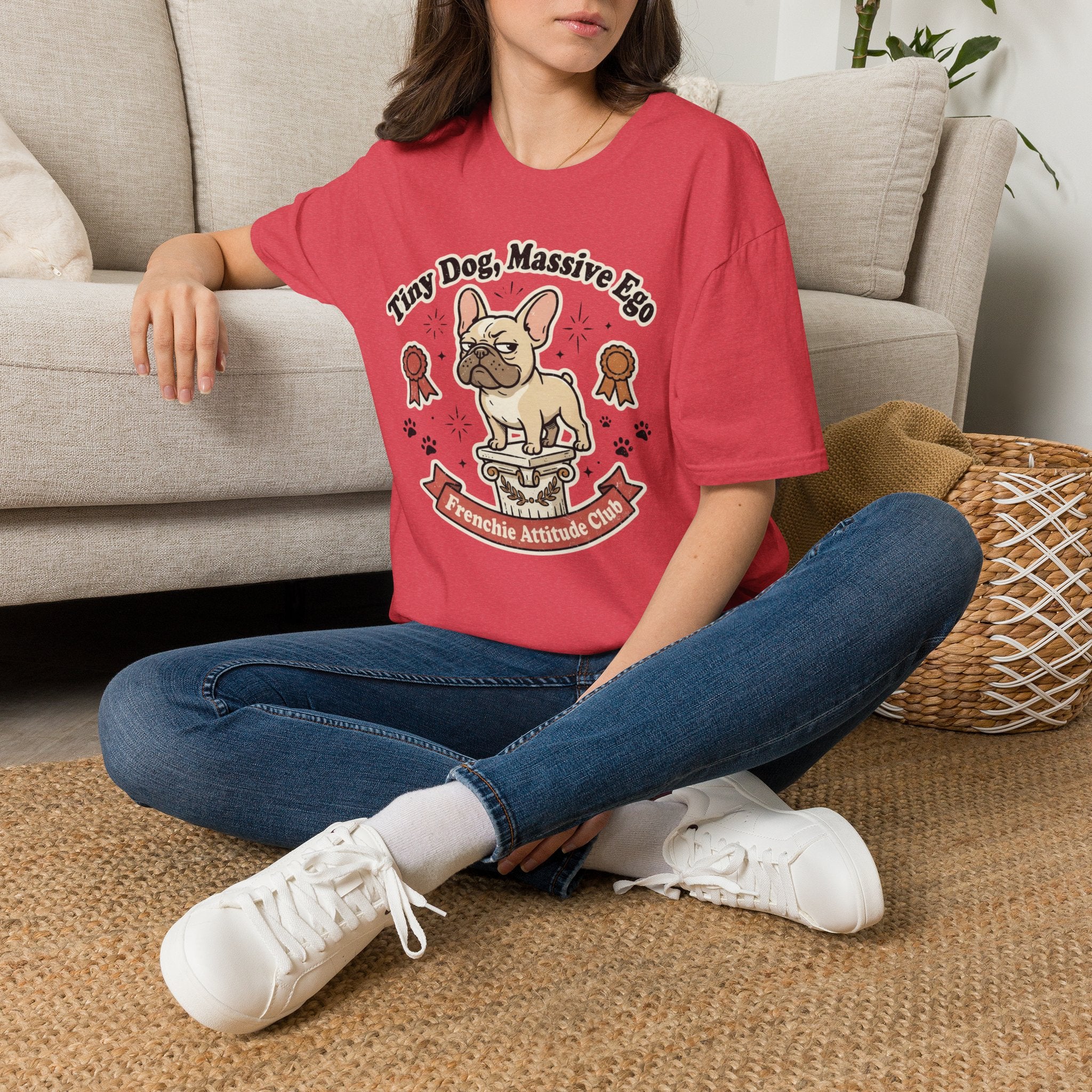 'Tiny Dog Massive Ego' Graphic T-Shirt