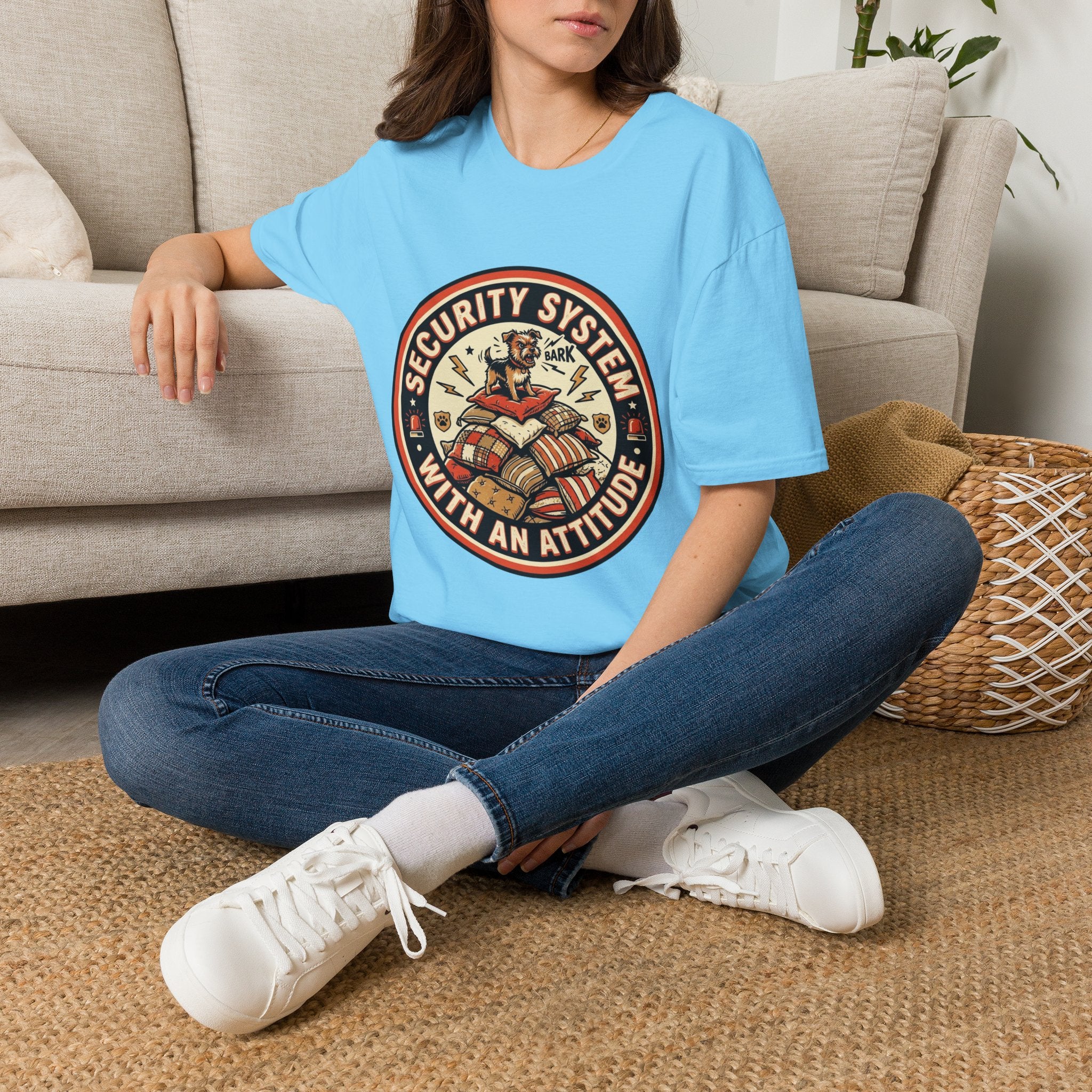 'Security System With An Attitude' Graphic T-Shirt