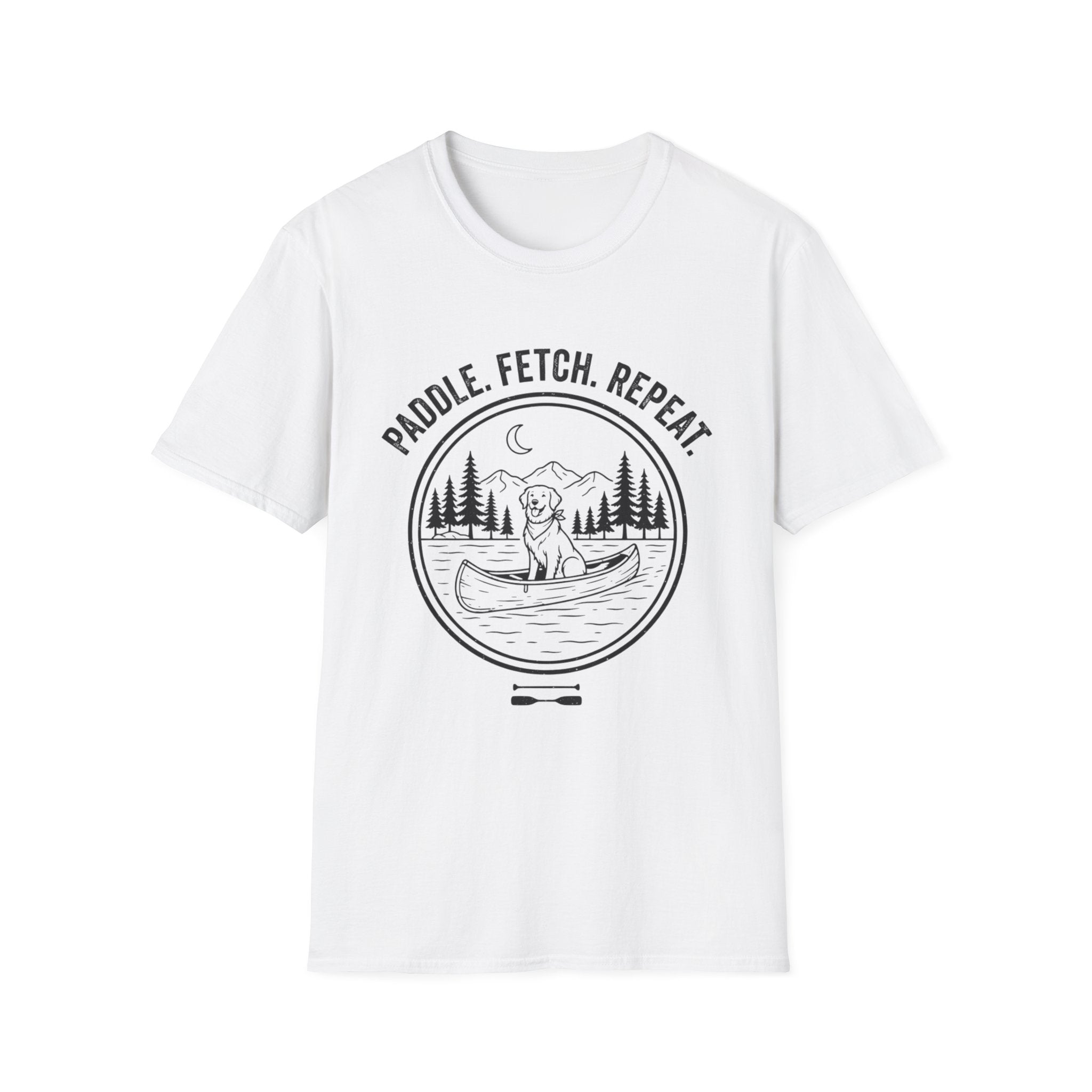 'Paddle,Fetch,Repeat' Graphic T-Shirt