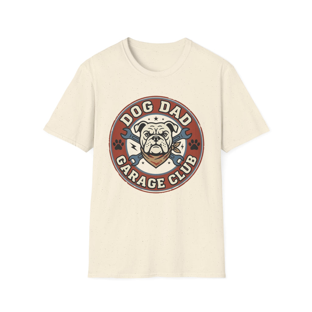'Dog Dad Garage Club' Graphic T-shirts