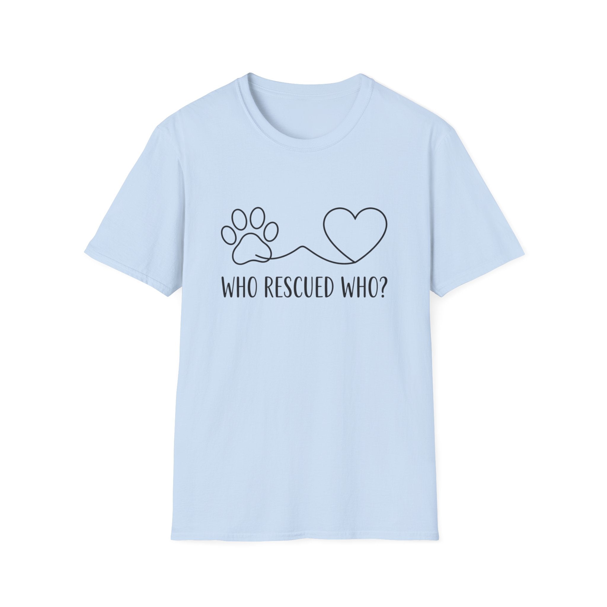 'Who Rescued Who?' Graphic T-Shirt