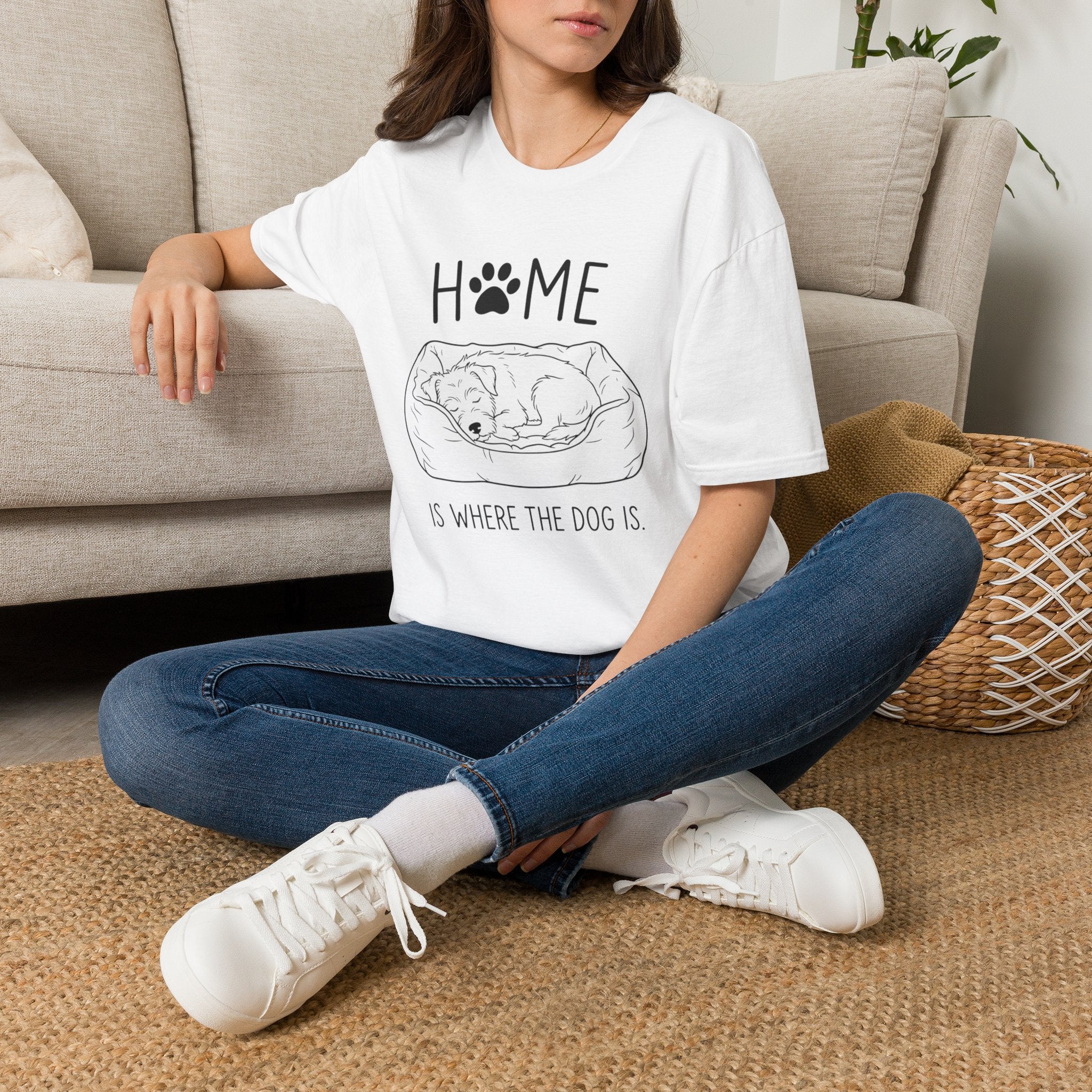 'Home Is Where The Dog Is' Graphic T-Shirt