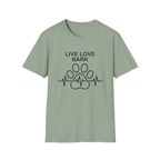 'Live Love Bark' Graphic T-Shirt