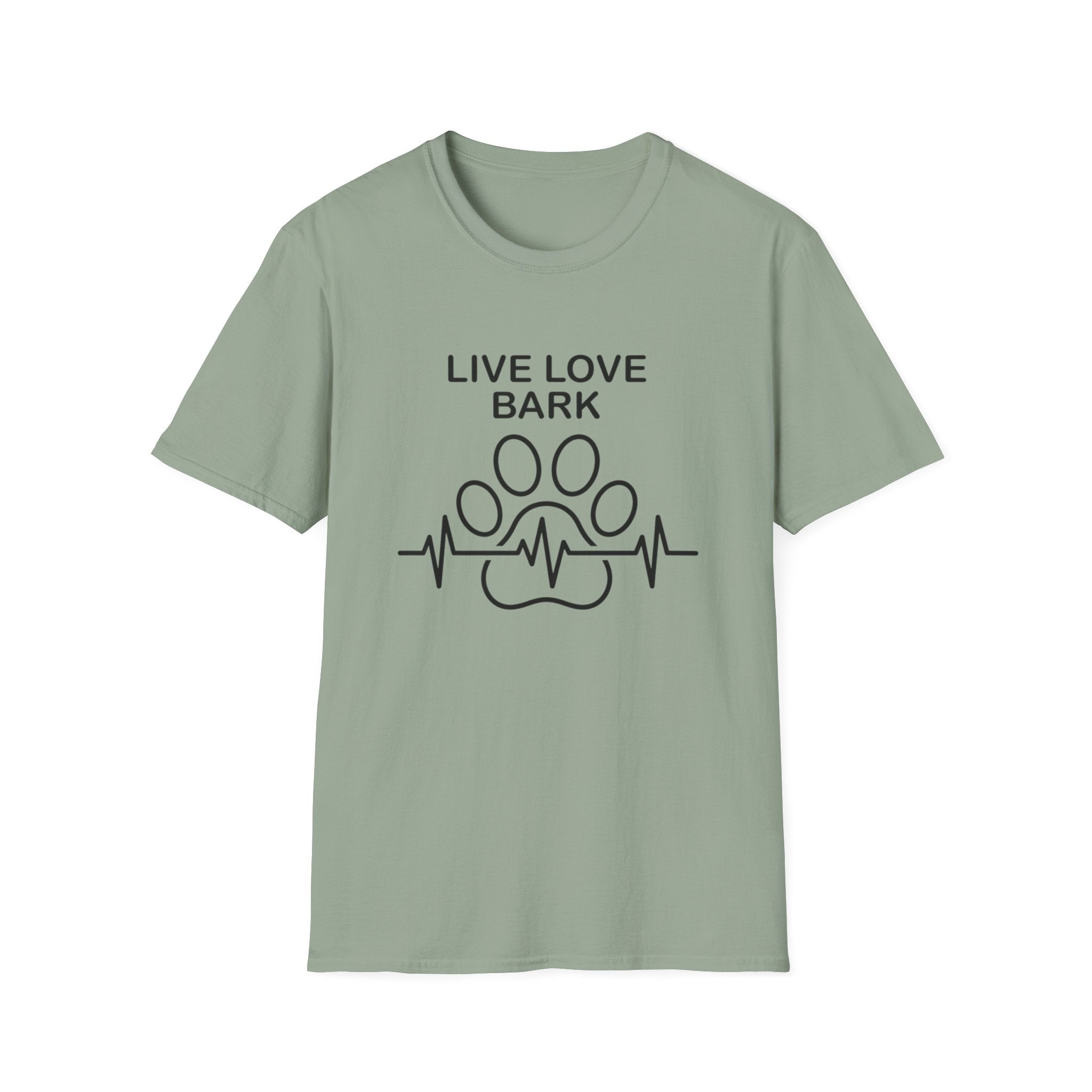 'Live Love Bark' Graphic T-Shirt