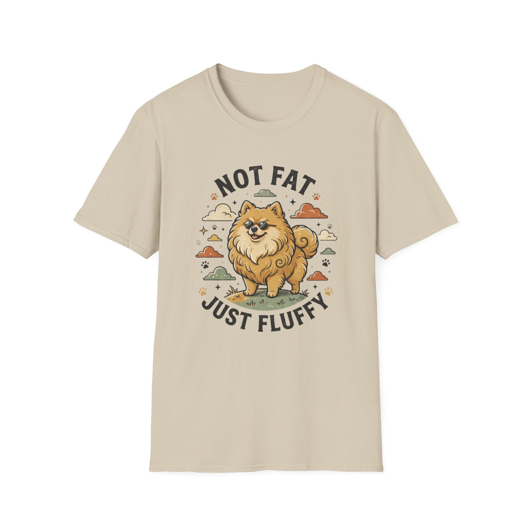'Not Fat Just Fluffy' Graphic T-Shirt