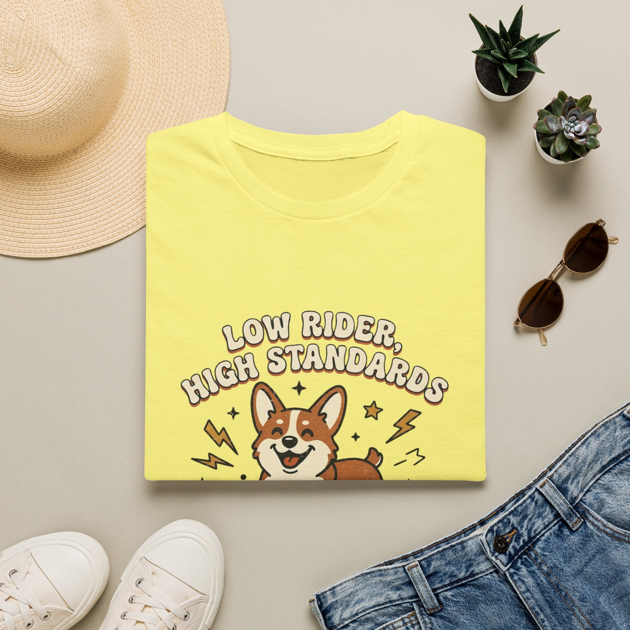 'Low Rider, High Standards' Graphic T-Shirt