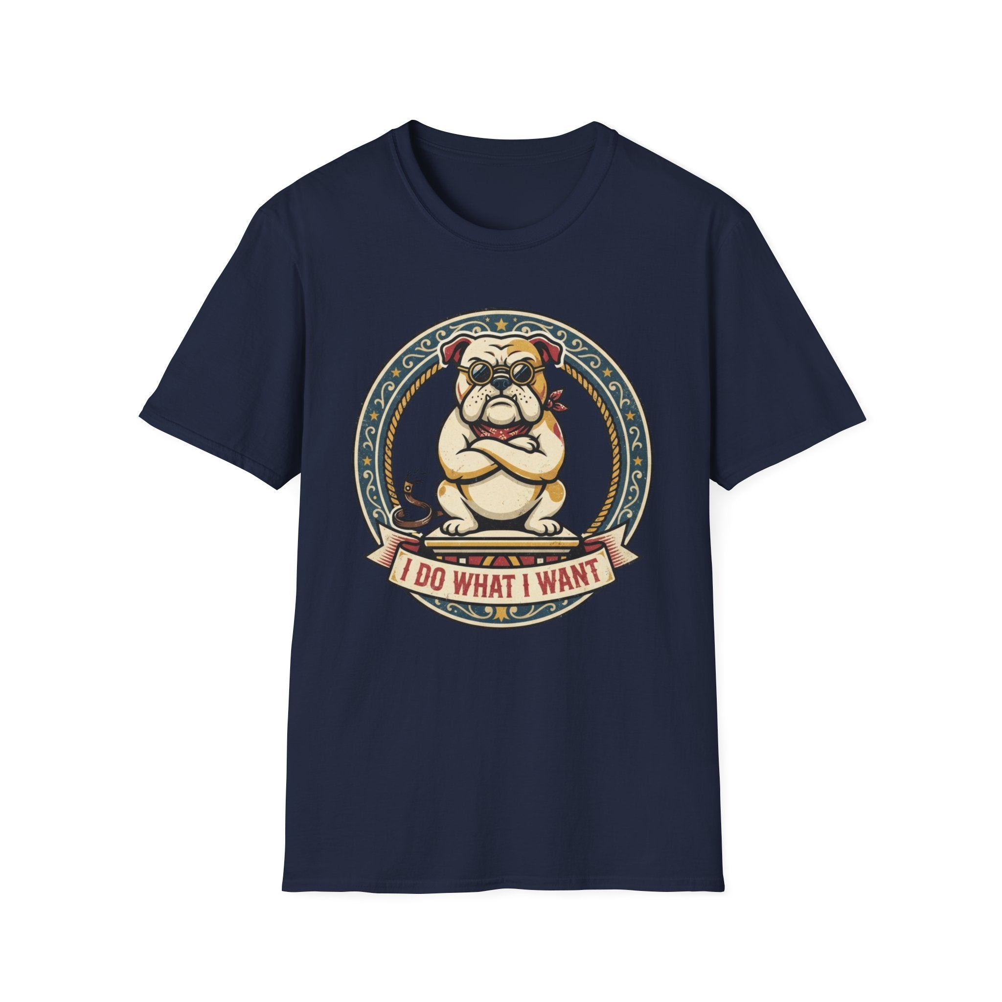 Bulldog 'I Do What I Want' Graphic T-Shirt