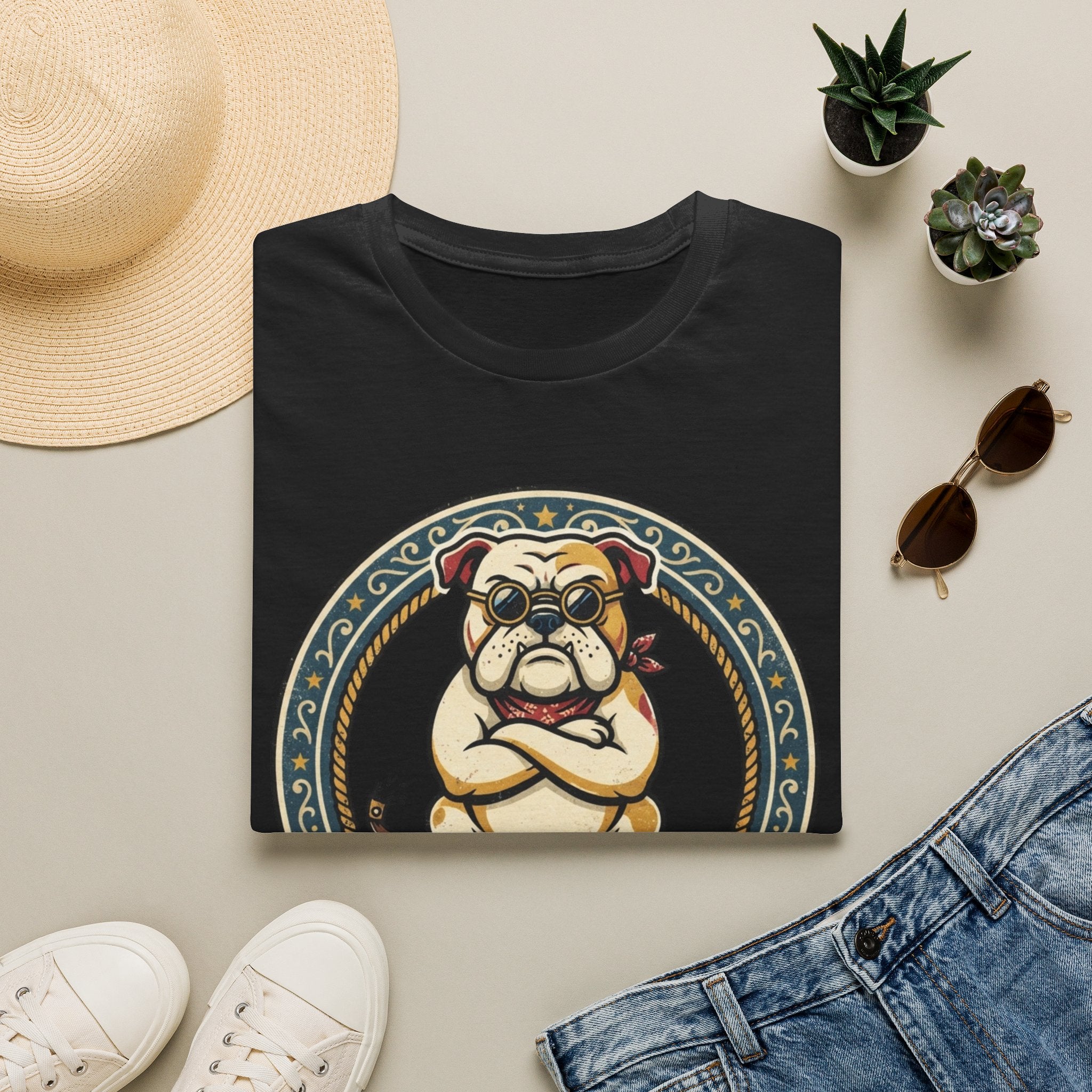 Bulldog 'I Do What I Want' Graphic T-Shirt