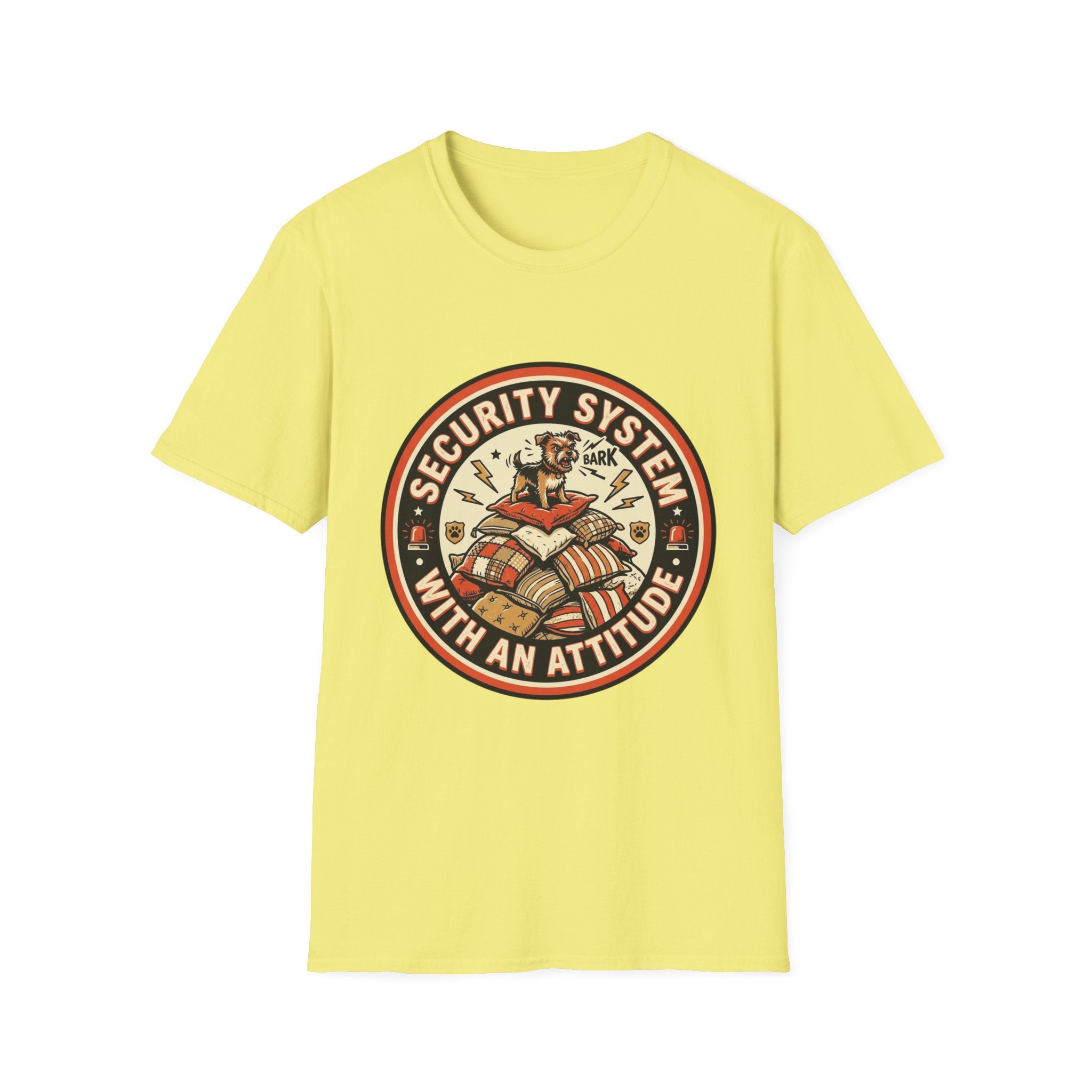 'Security System With An Attitude' Graphic T-Shirt
