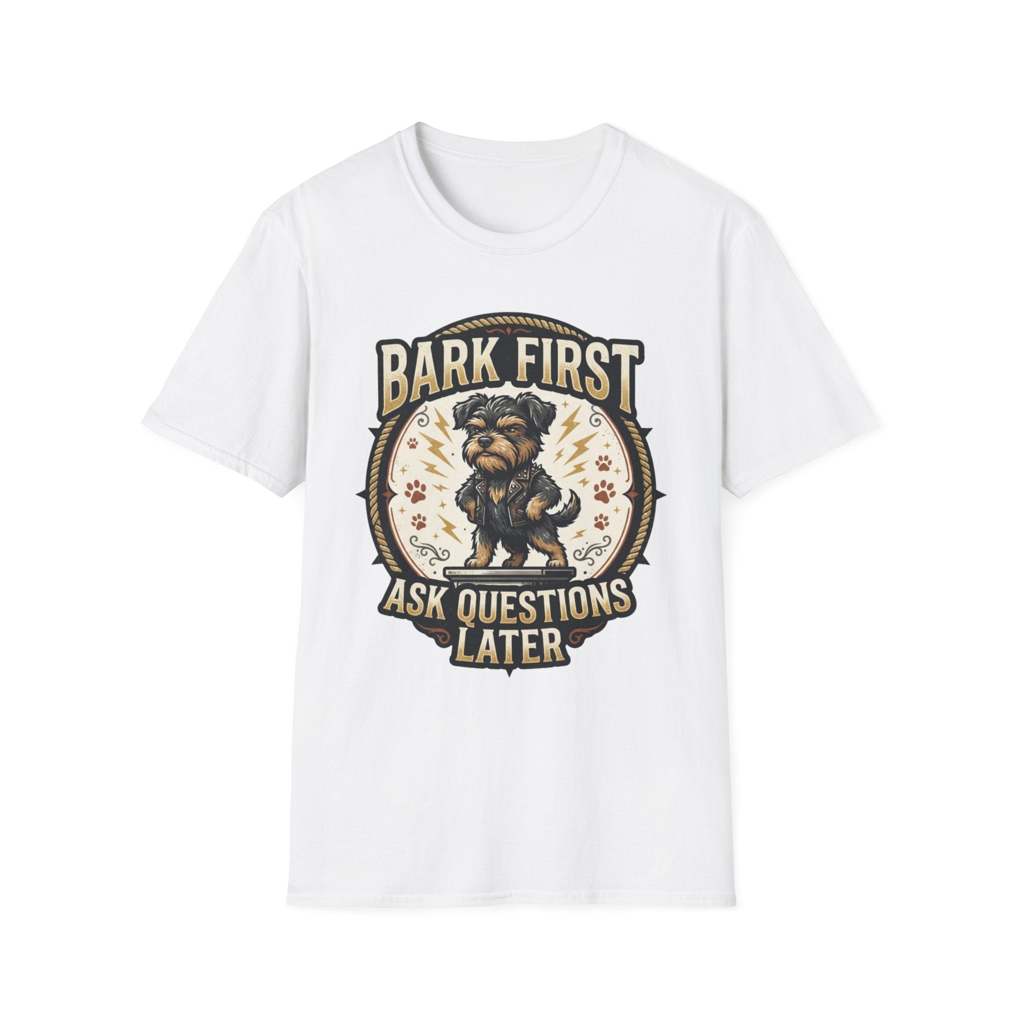 'Bark First Ask Question Later' Graphic T-Shirt