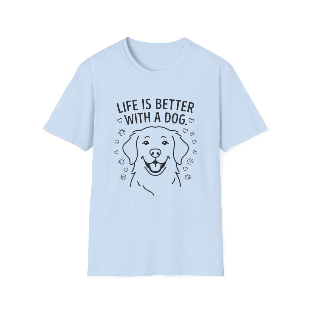 'Life Is Better With A Dog' Graphic T-Shirt