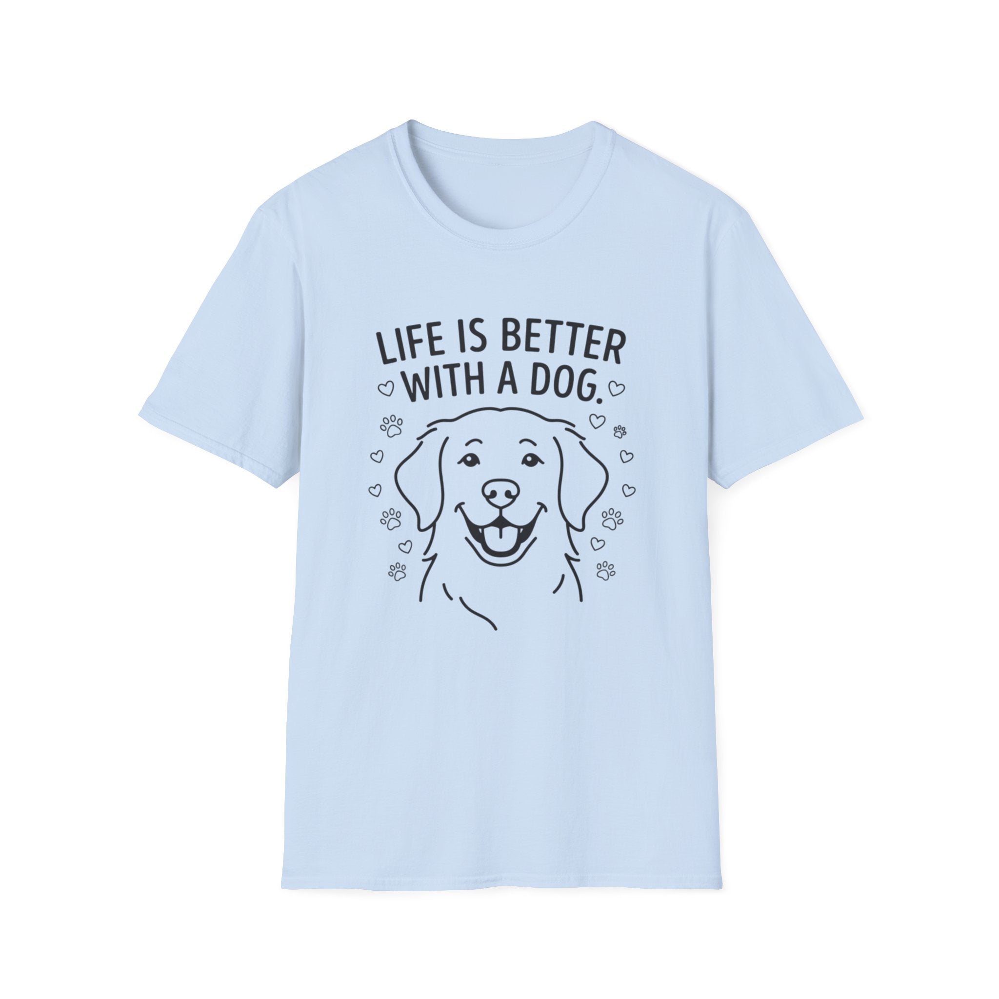 'Life Is Better With A Dog' Graphic T-Shirt