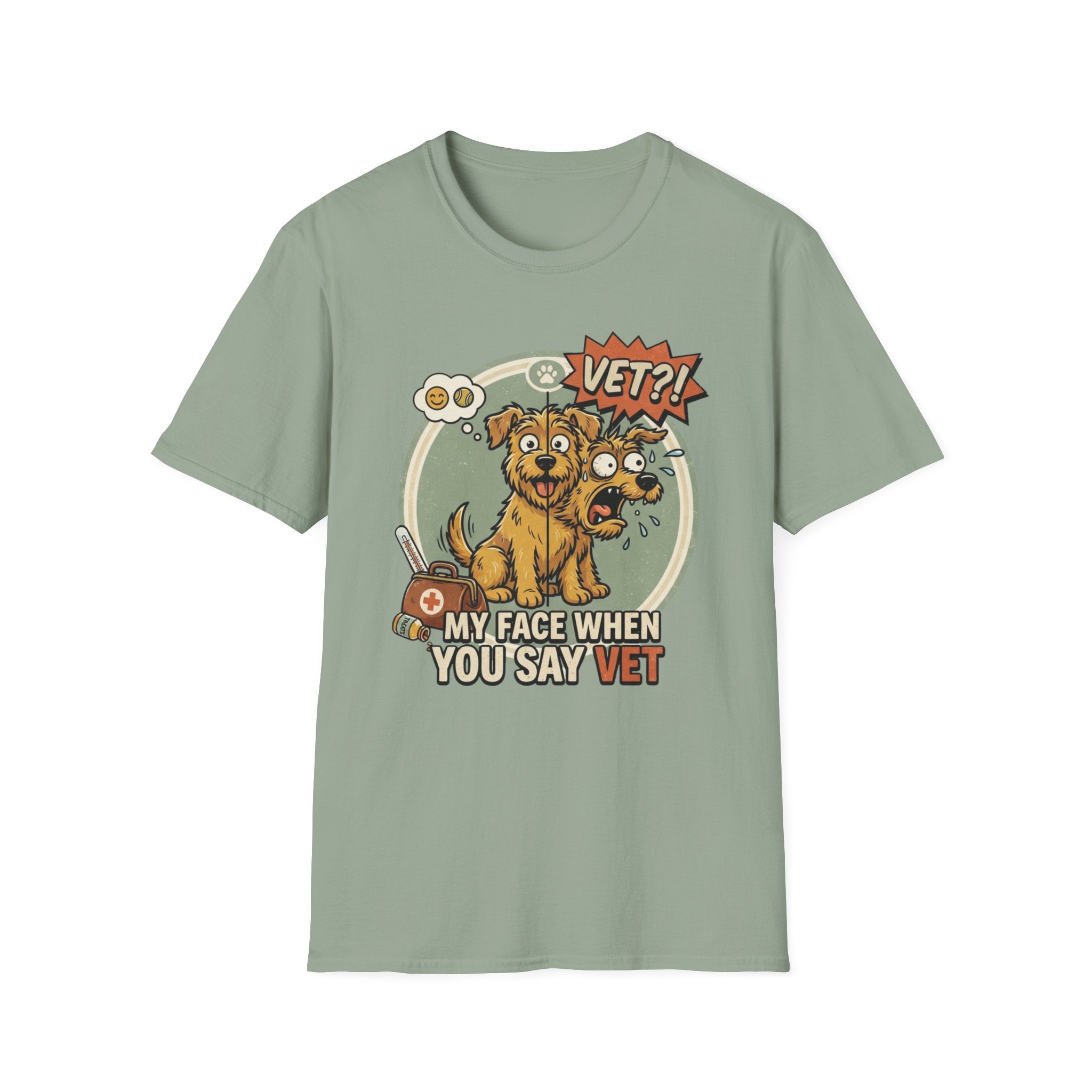 'My Face When You Say Vet' Graphic T-Shirt
