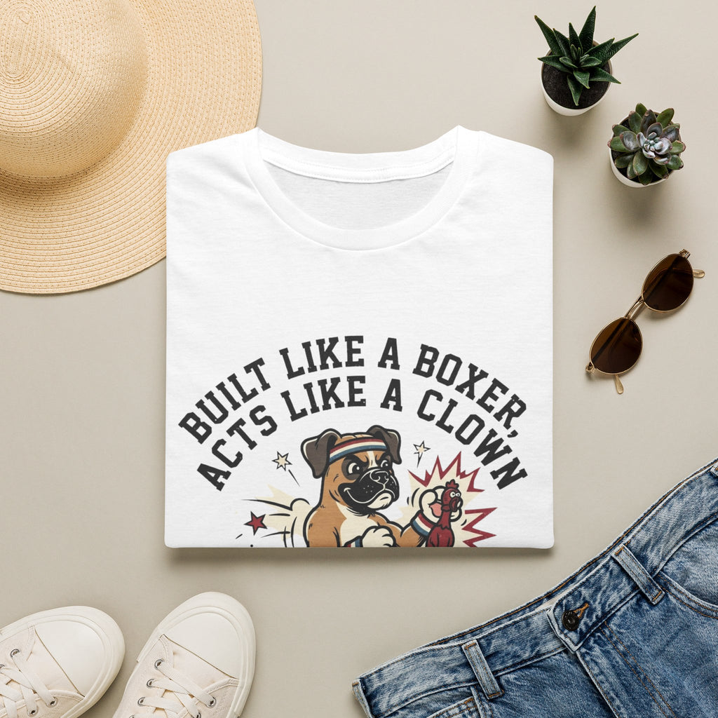 'Built Like A Boxer Acts Like A Clown' Graphic T-Shirt