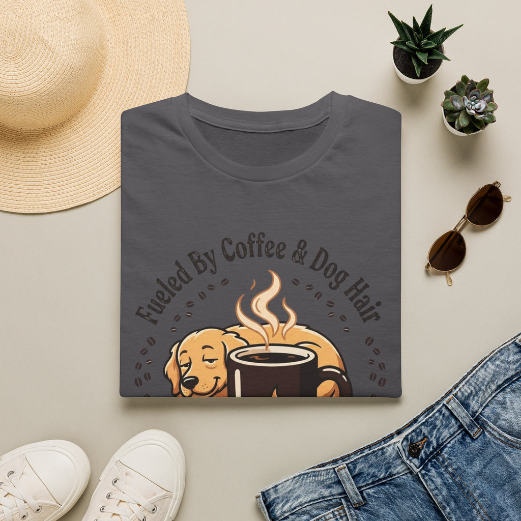 'Fueled by Coffee And Dog Hair' Graphic T-Shirt