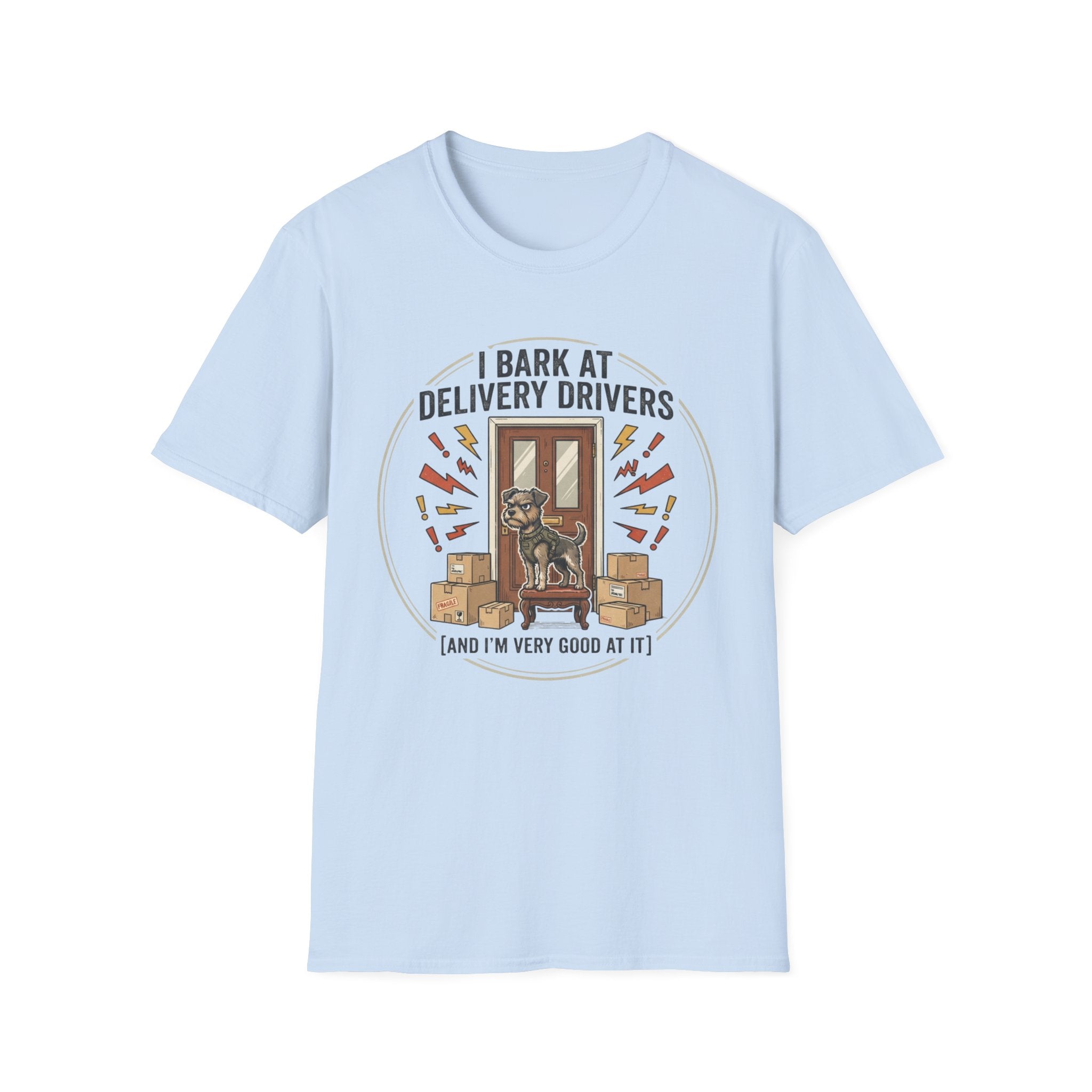 'I Bark At Delivery Drivers' Graphic T-Shirt